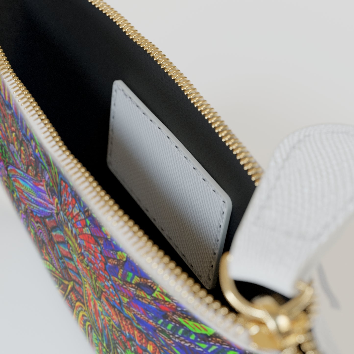 Abstract Surreal Floral Mini Clutch Bag, Bridal Clutch Purse, Designer Party Clutch, Modern Evening Clutch, Wristlet Wallet for women, Evening Clutch Purse, gifts for her, gifts for bridesmaids, Bag, Bagging