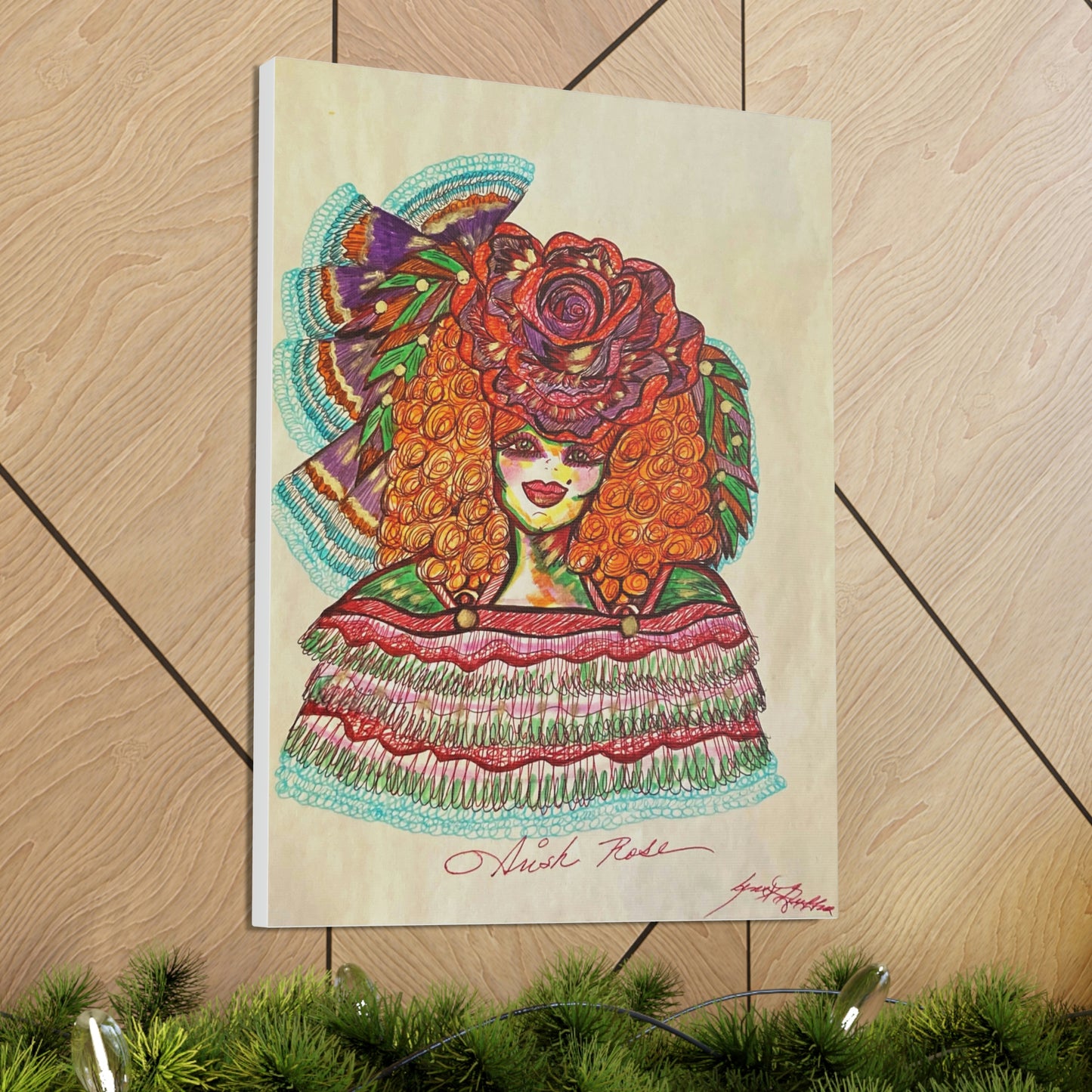 Abstract, Surreal, Funky Woman, Friendship, Inspiration Wall Art