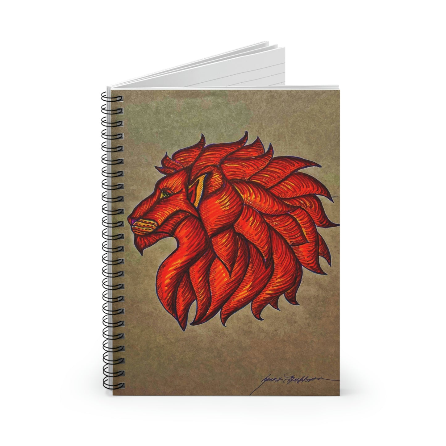 Abstract, Surreal Spiral Notebook - Ruled Line