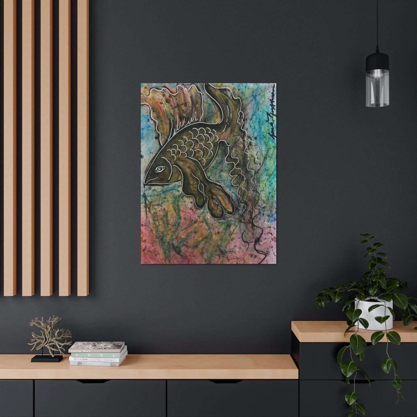 Marine Life, Fish, Fashion, Abstract, Friendship, Inspiration Wall Art