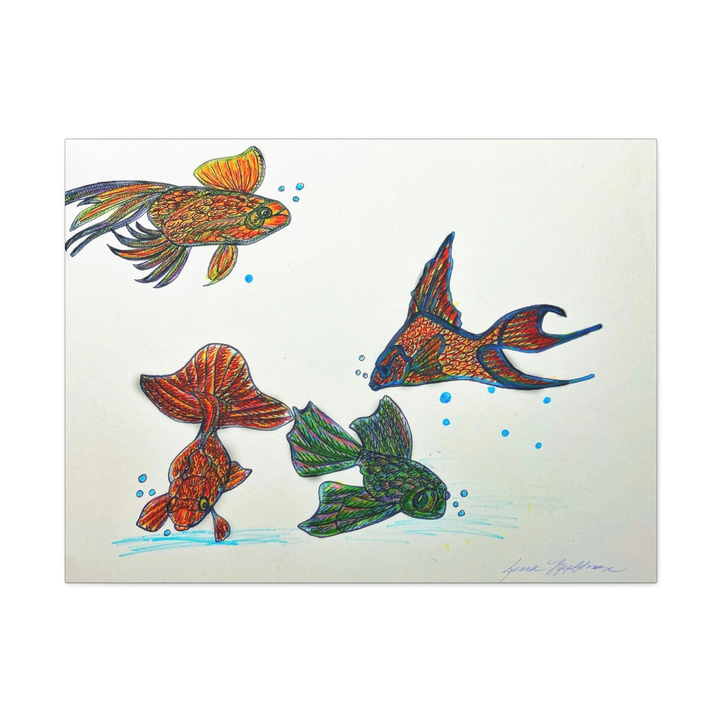 Fish Bowl, Fashion, Abstract, Friendship, Inspiration Wall Art