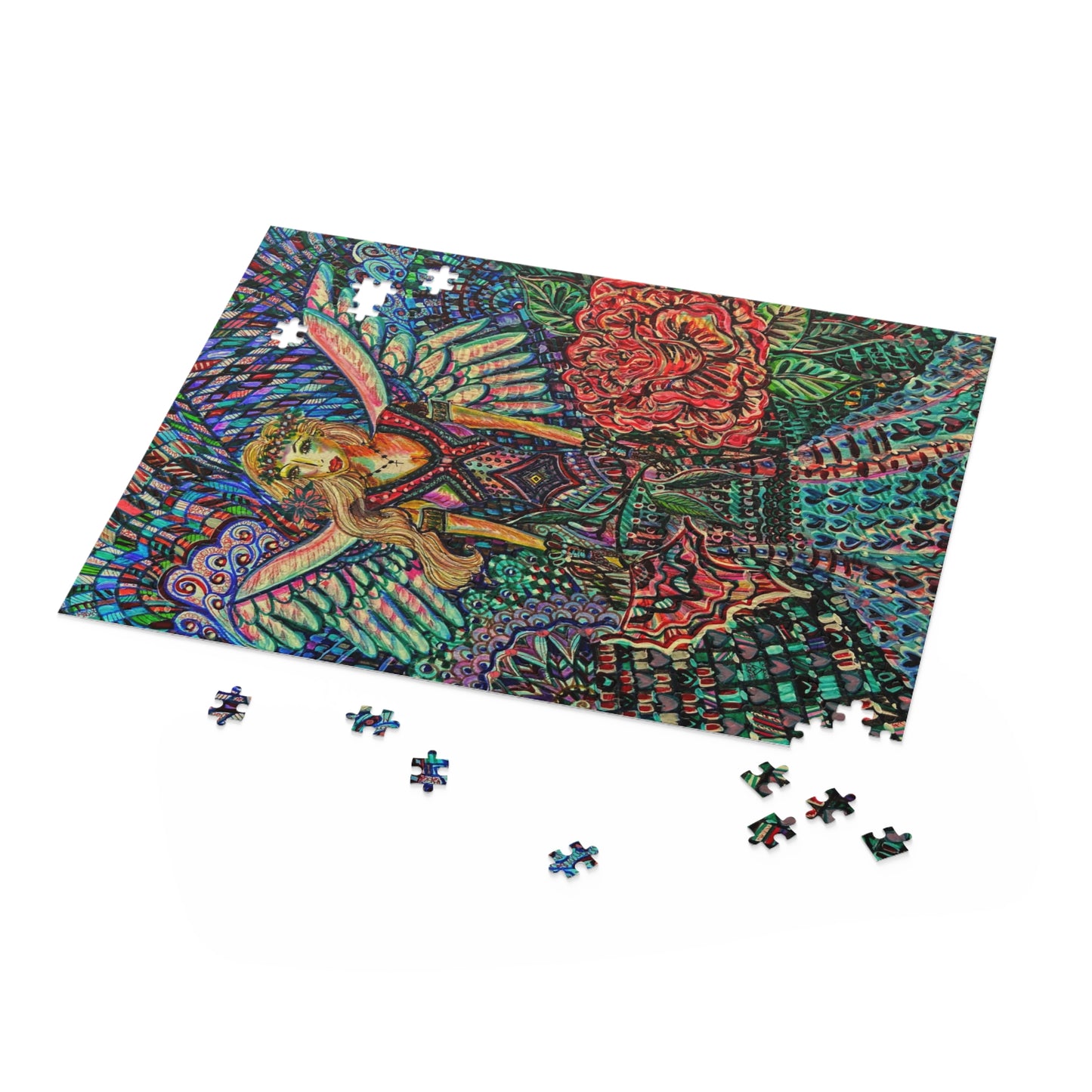 Spiritual Angel Puzzle (120, 252, 500-Piece)Abstract Surreal JigSaw Puzzle, Birthday Gift, Gifts For Bridesmaids