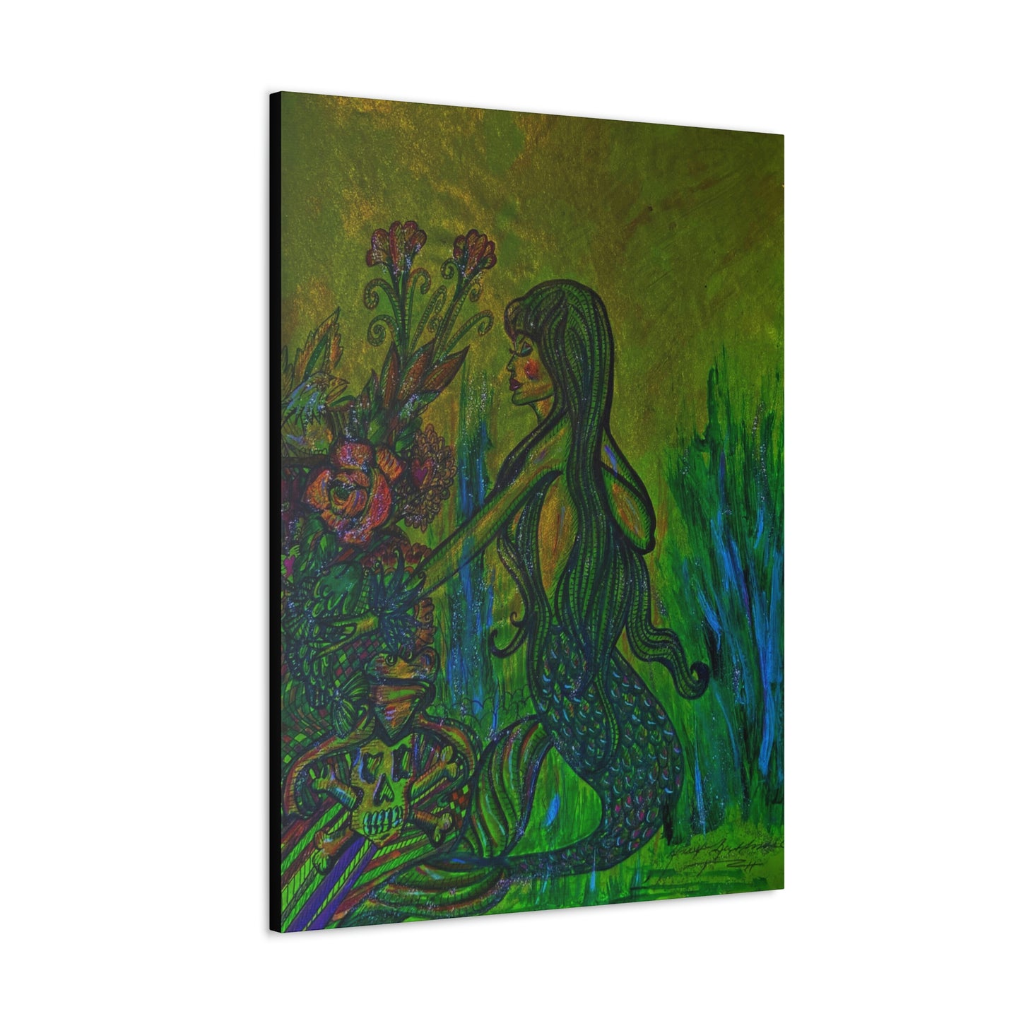 Loving Nature of Mermaids, Fashion, Abstract, Friendship, Inspiration Wall Art