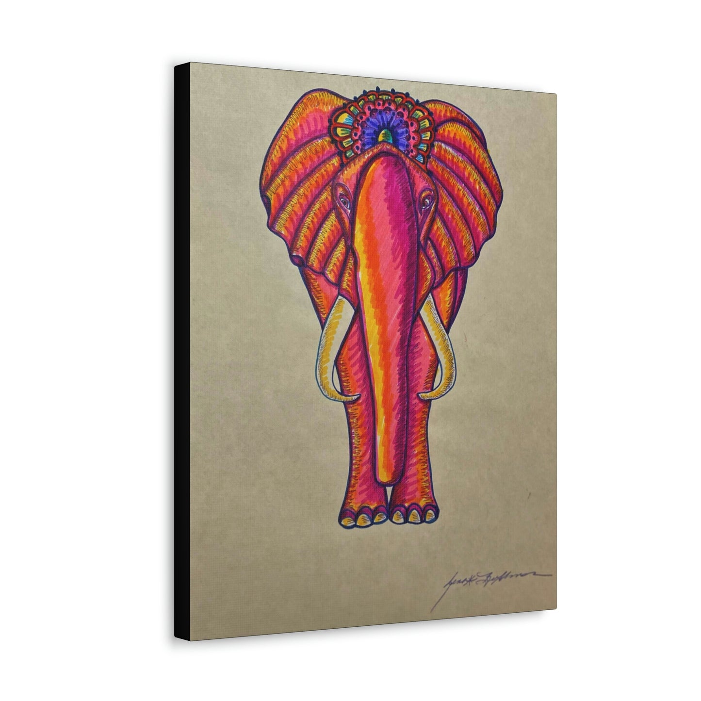 Spiritual Elephant Fashion, Abstract, Surreal, Friendship, Inspiration Wall Art