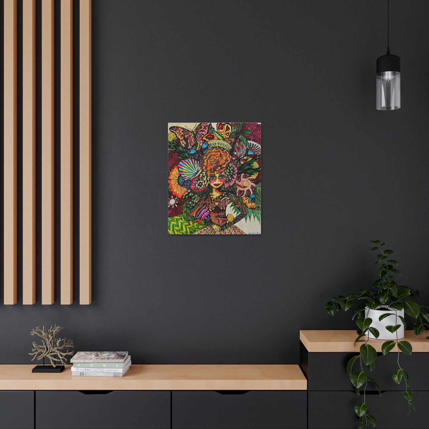 Abstract, Surreal, Funky Woman, Friendship, Inspiration Wall Art