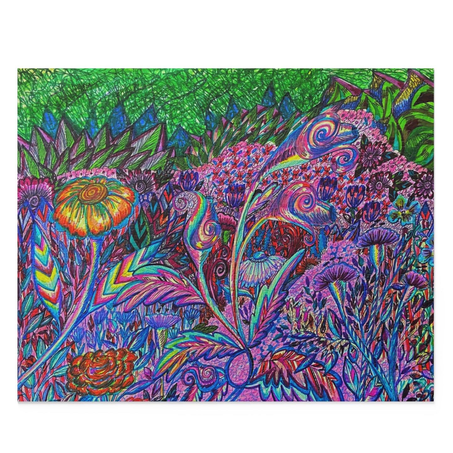 Floral Puzzle (120, 252, 500-Piece)JigSaw Puzzle, Birthday Gift, Gifts For Bridesmaids
