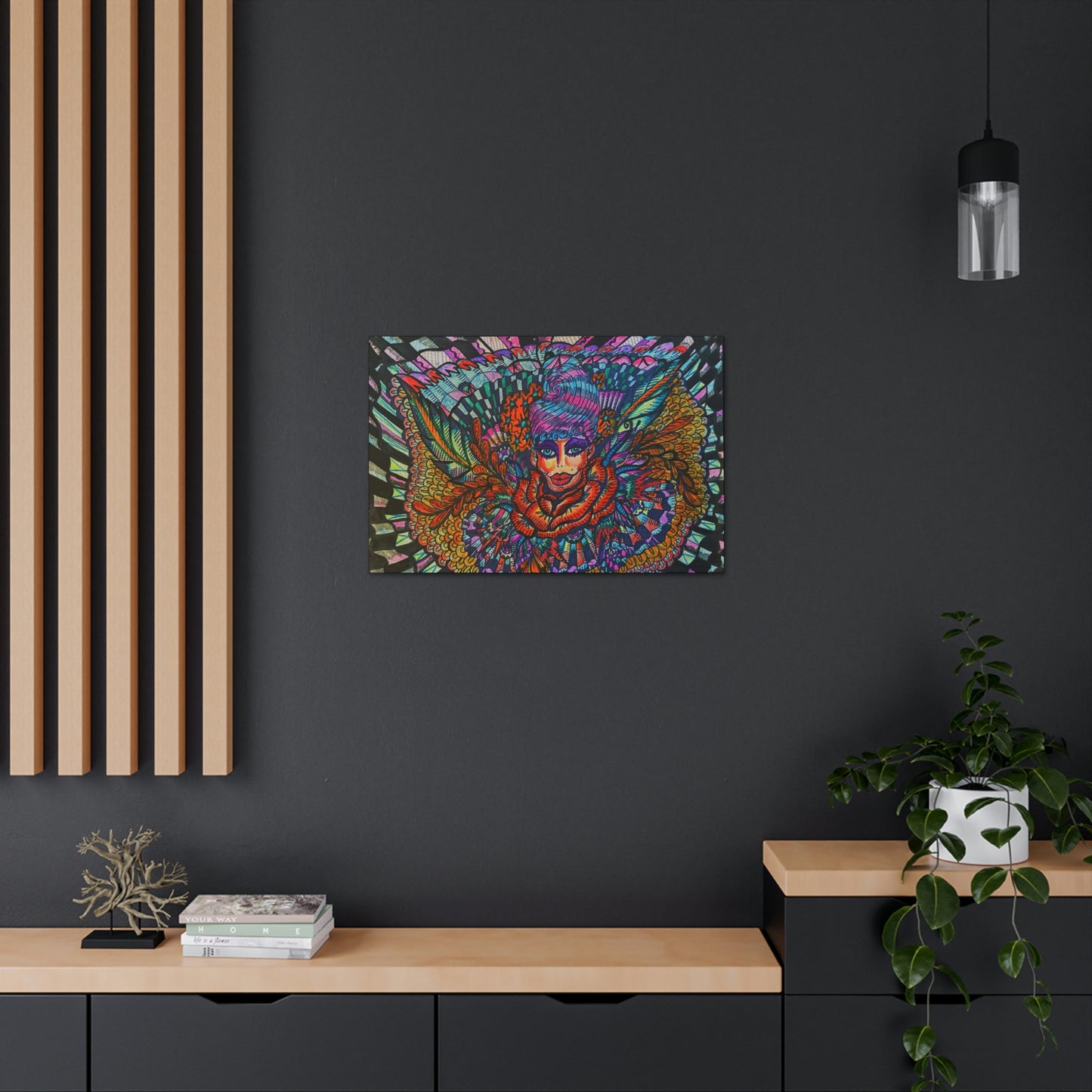 Floral Fairy, Fashion, Abstract, Surreal, Friendship, Inspiration Wall Art