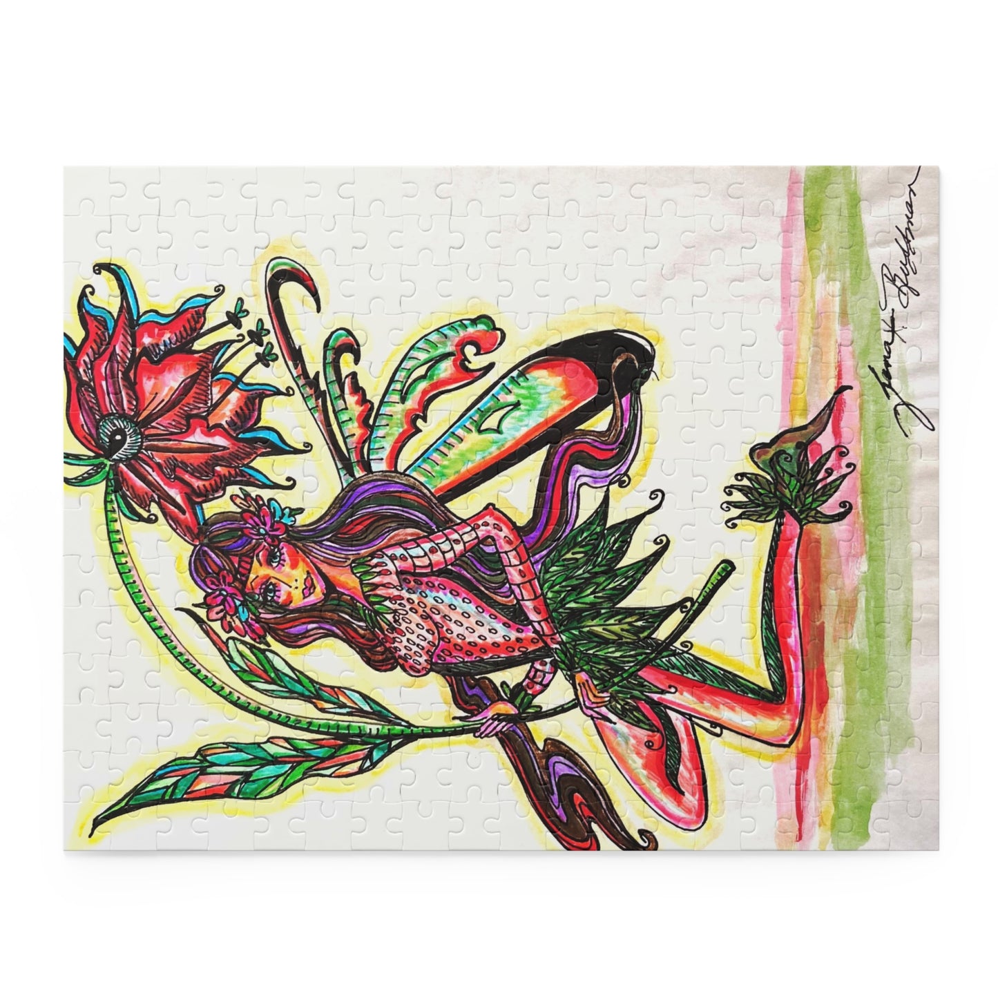 Abstract Surreal Fairy Puzzle (120, 252, 500-Piece)JigSaw Puzzle, Birthday Gift, Gifts For Bridesmaids