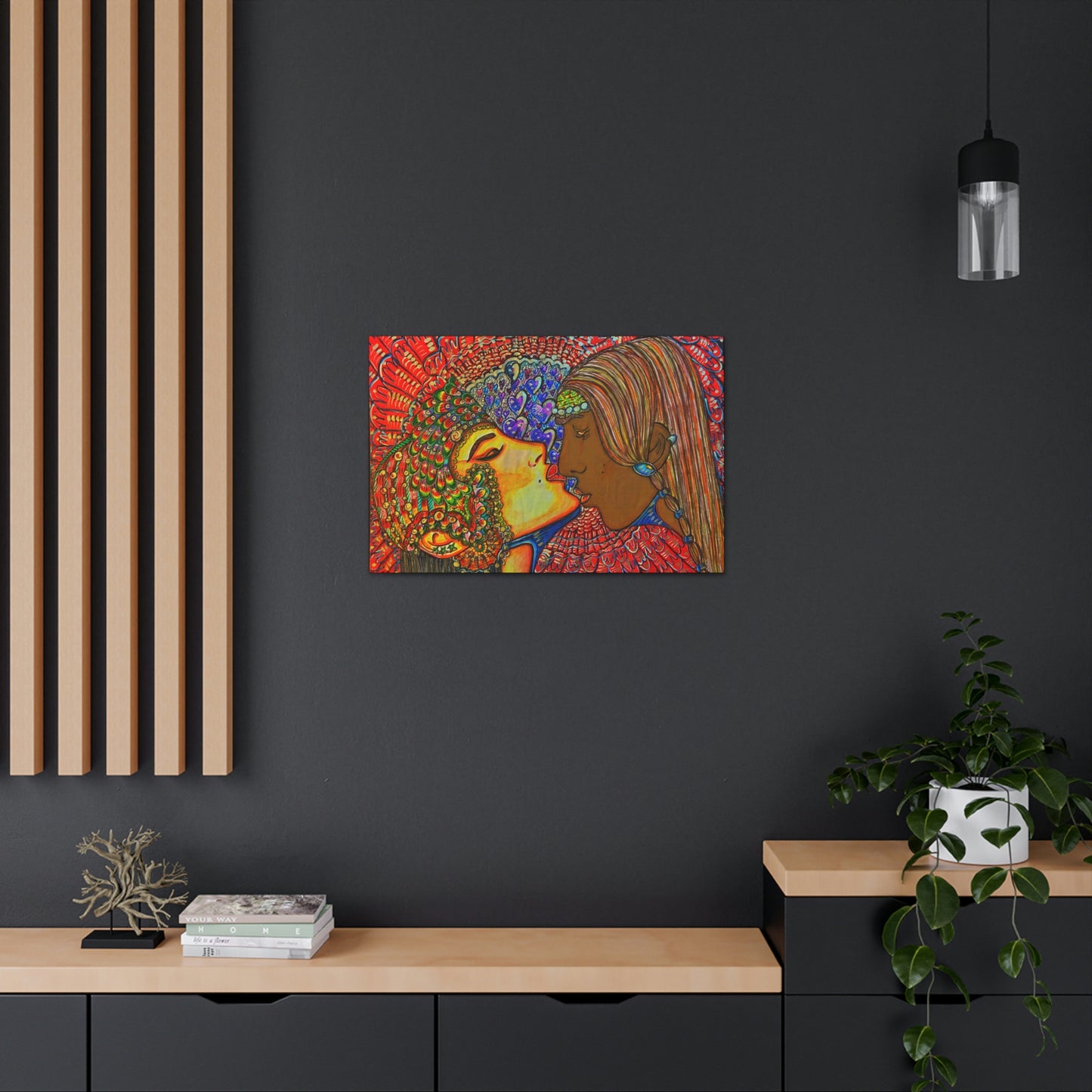Romantic Fashion, Abstract, Surreal, Friendship, Inspiration Wall Art