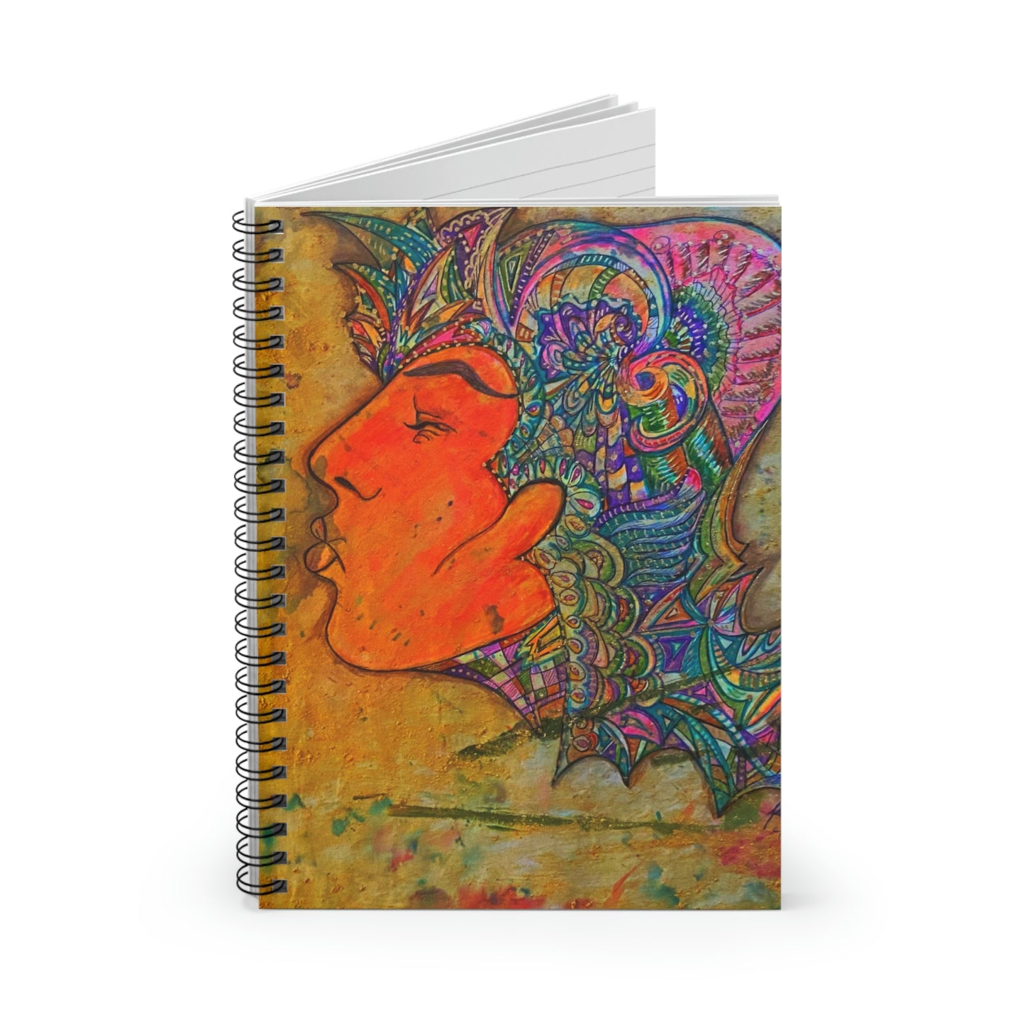 Abstract, Surreal Kiss Spiral Notebook - Ruled Line