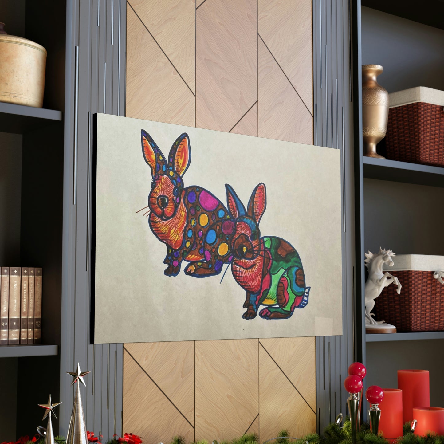 Fanatic Rabbit Fashion, Abstract, Surreal, Friendship, Inspiration Wall Art