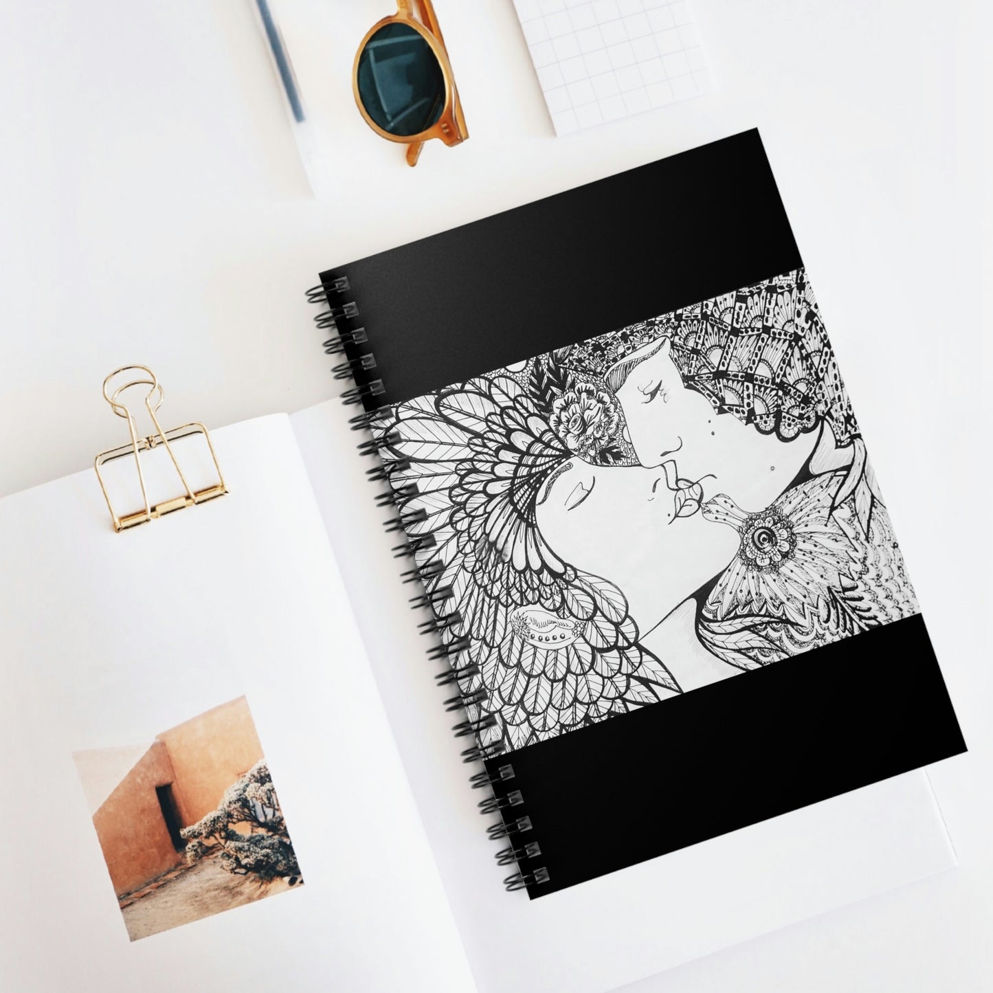 Abstract, Surreal Spirit Spiral Notebook - Ruled Line