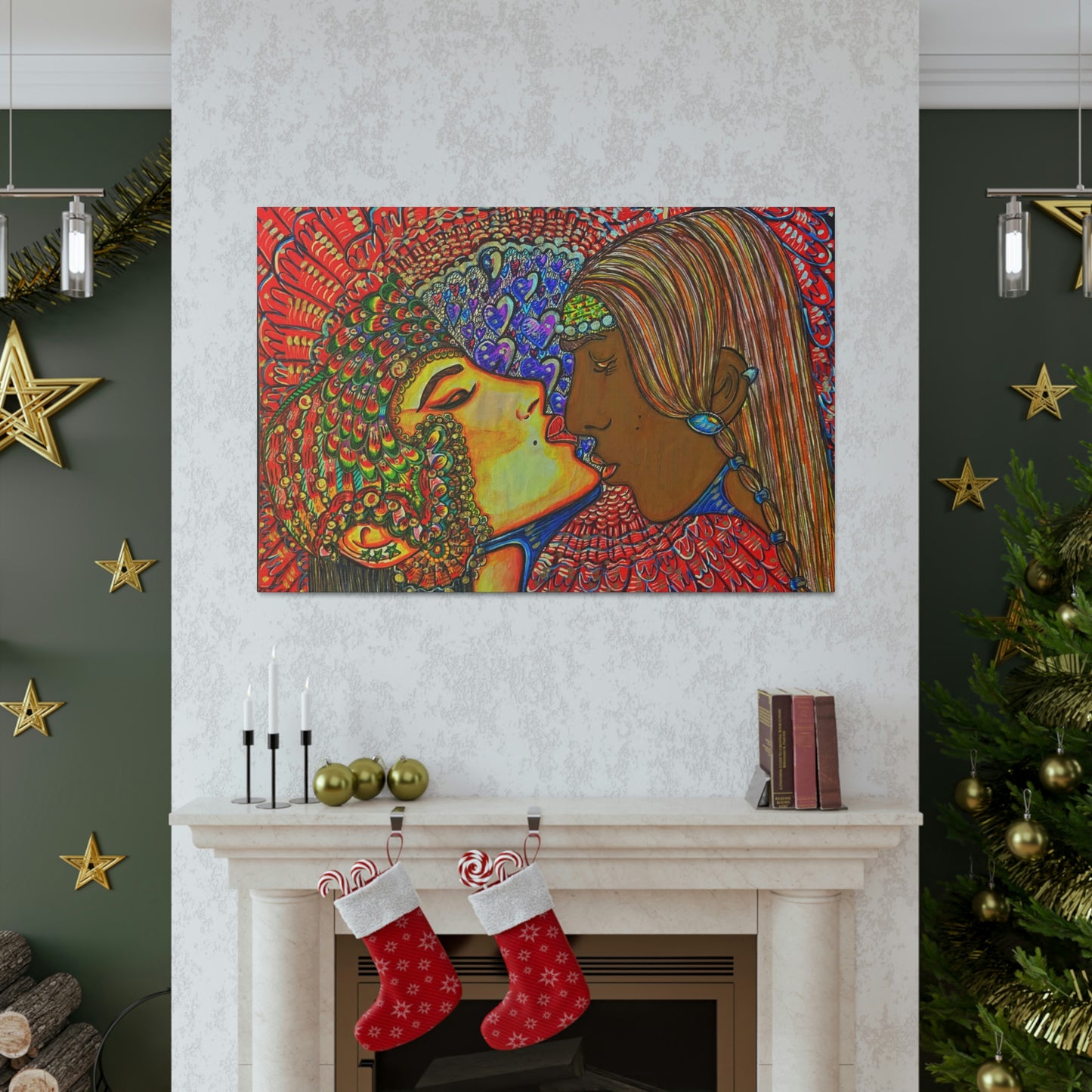 Romantic Fashion, Abstract, Surreal, Friendship, Inspiration Wall Art