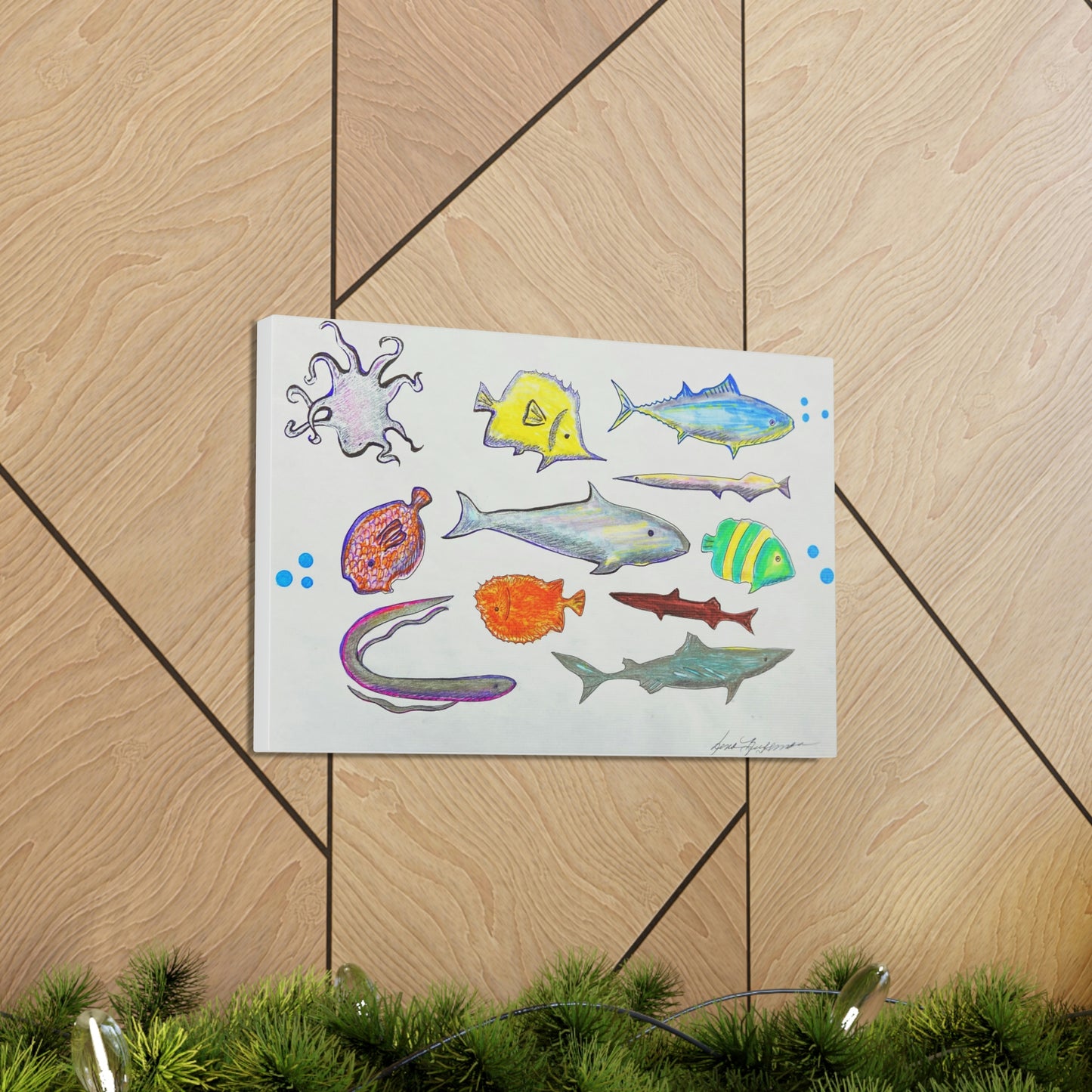 Marine Life, Fashion, Abstract, Surreal, Friendship, Inspiration Wall Art