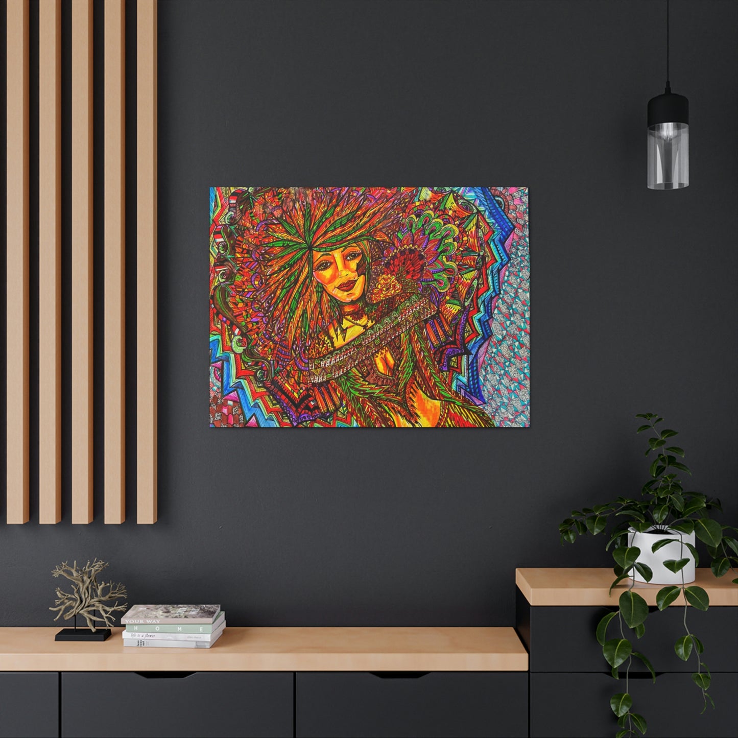Abstract, Surreal, Funky Woman, Friendship, Inspiration Wall Art