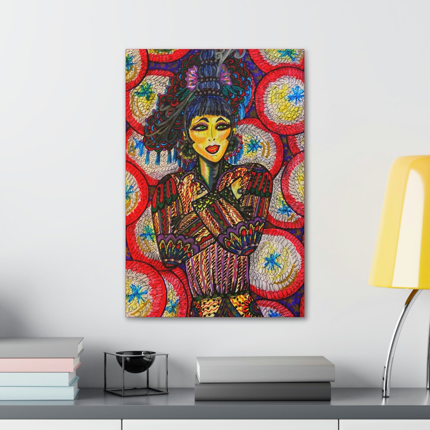 Living in Harmony, Women, Empowerment, Fashion, Abstract, Friendship, Inspiration Wall Art
