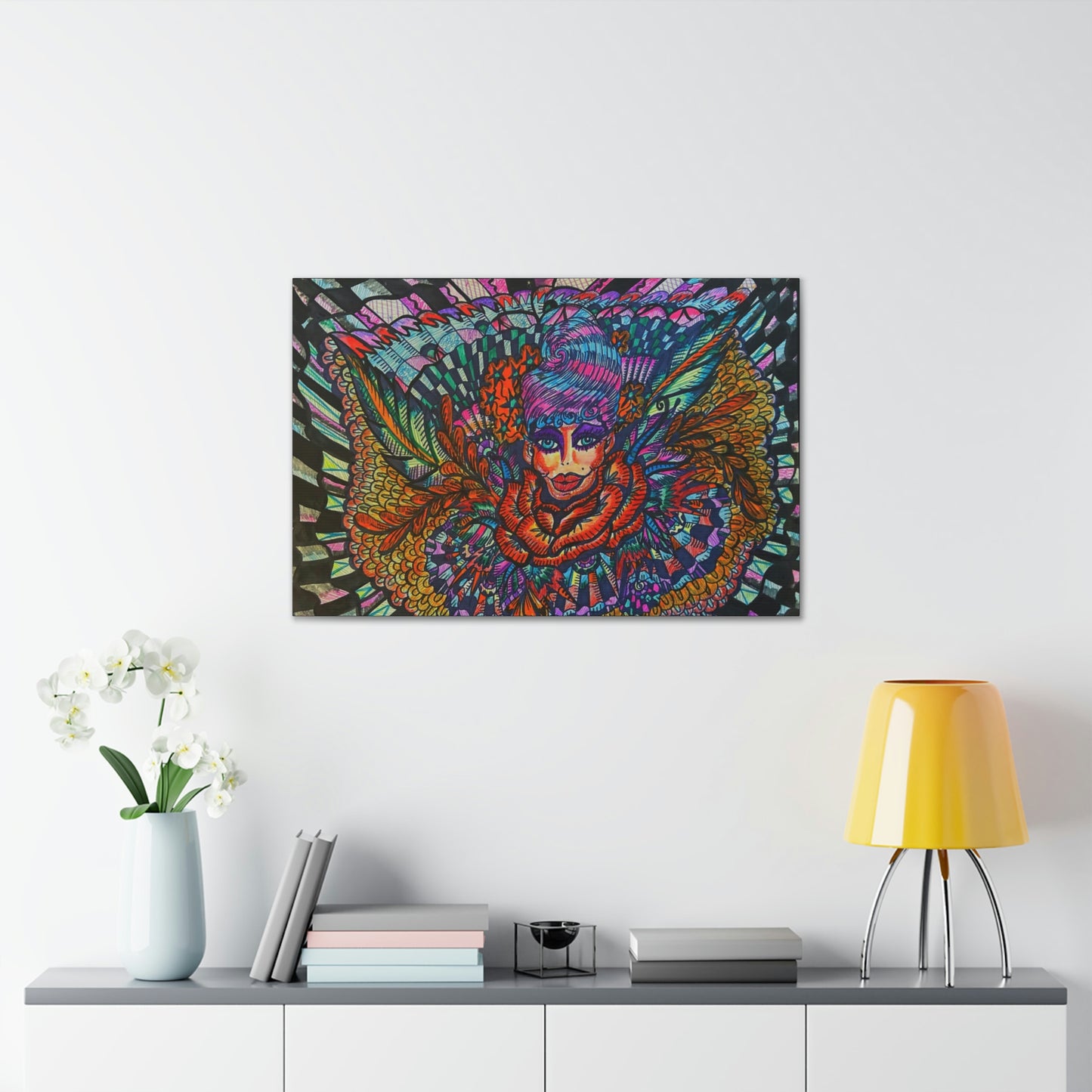 Floral Fairy, Fashion, Abstract, Surreal, Friendship, Inspiration Wall Art