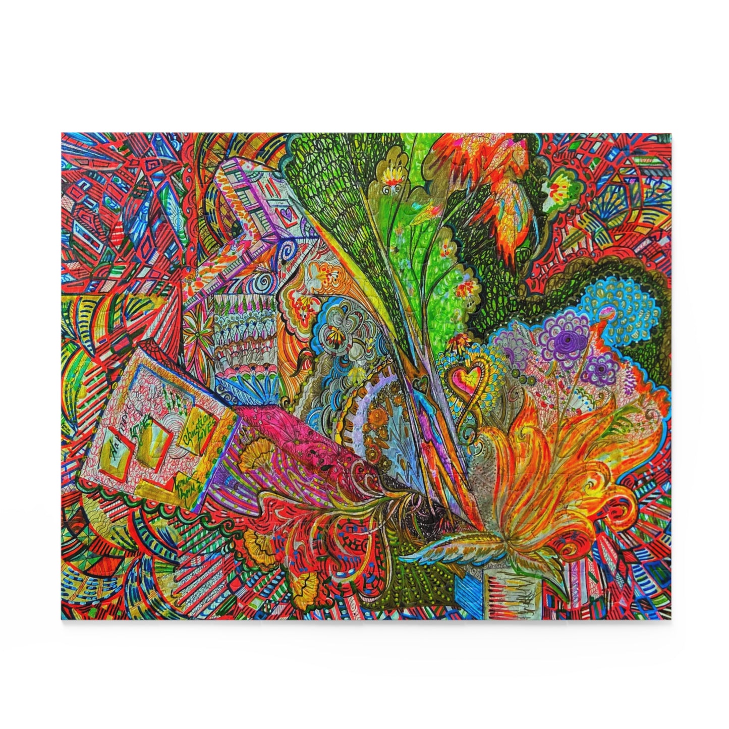 Abstract Surreal Puzzle (120, 252, 500-Piece)JigSaw Puzzle, Birthday Gift, Gifts For Bridesmaids