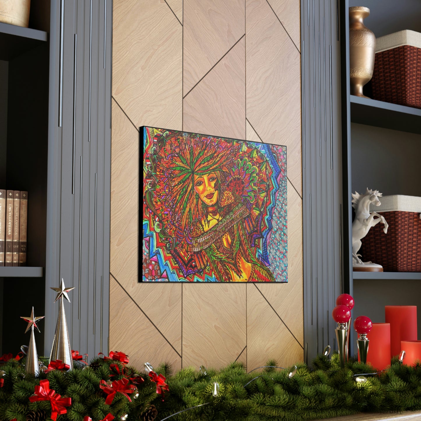 Abstract, Surreal, Funky Woman, Friendship, Inspiration Wall Art