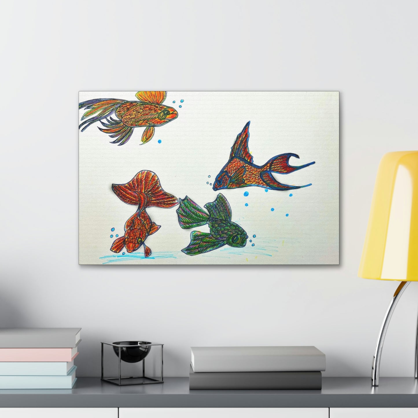 Fish Bowl, Fashion, Abstract, Friendship, Inspiration Wall Art