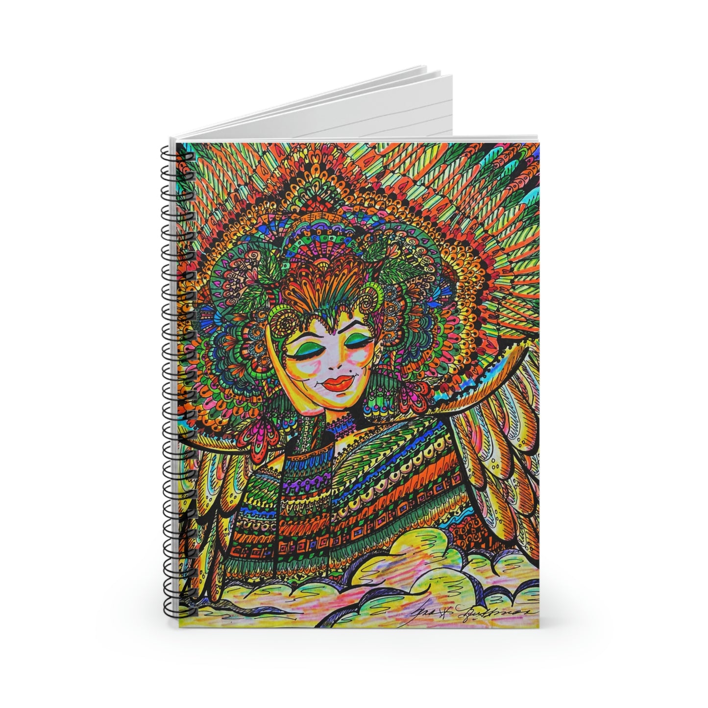 Abstract, Surreal Spirit Spiral Notebook - Ruled Line
