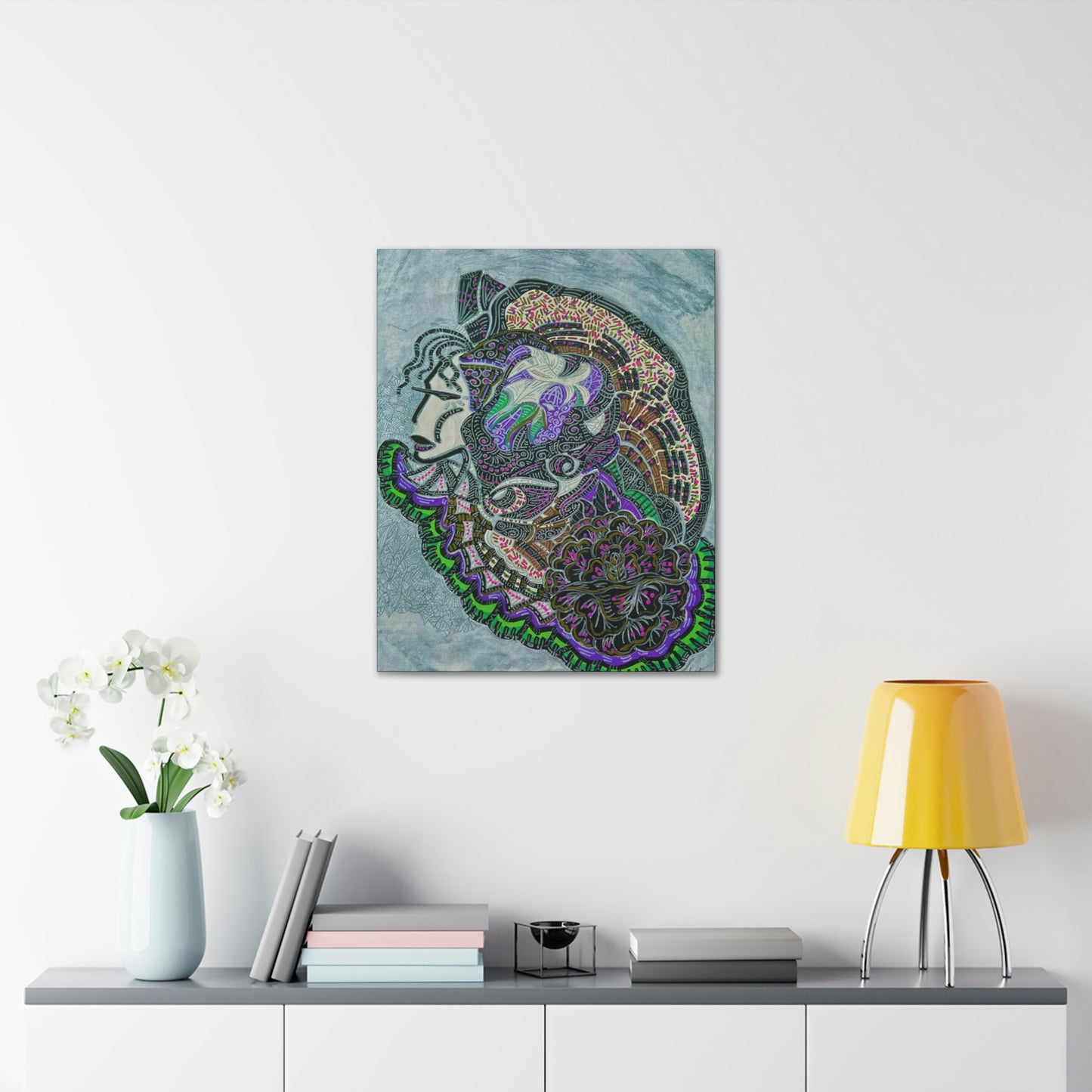 Abstract, Surreal, Funky Woman, Friendship, Inspiration Wall Art