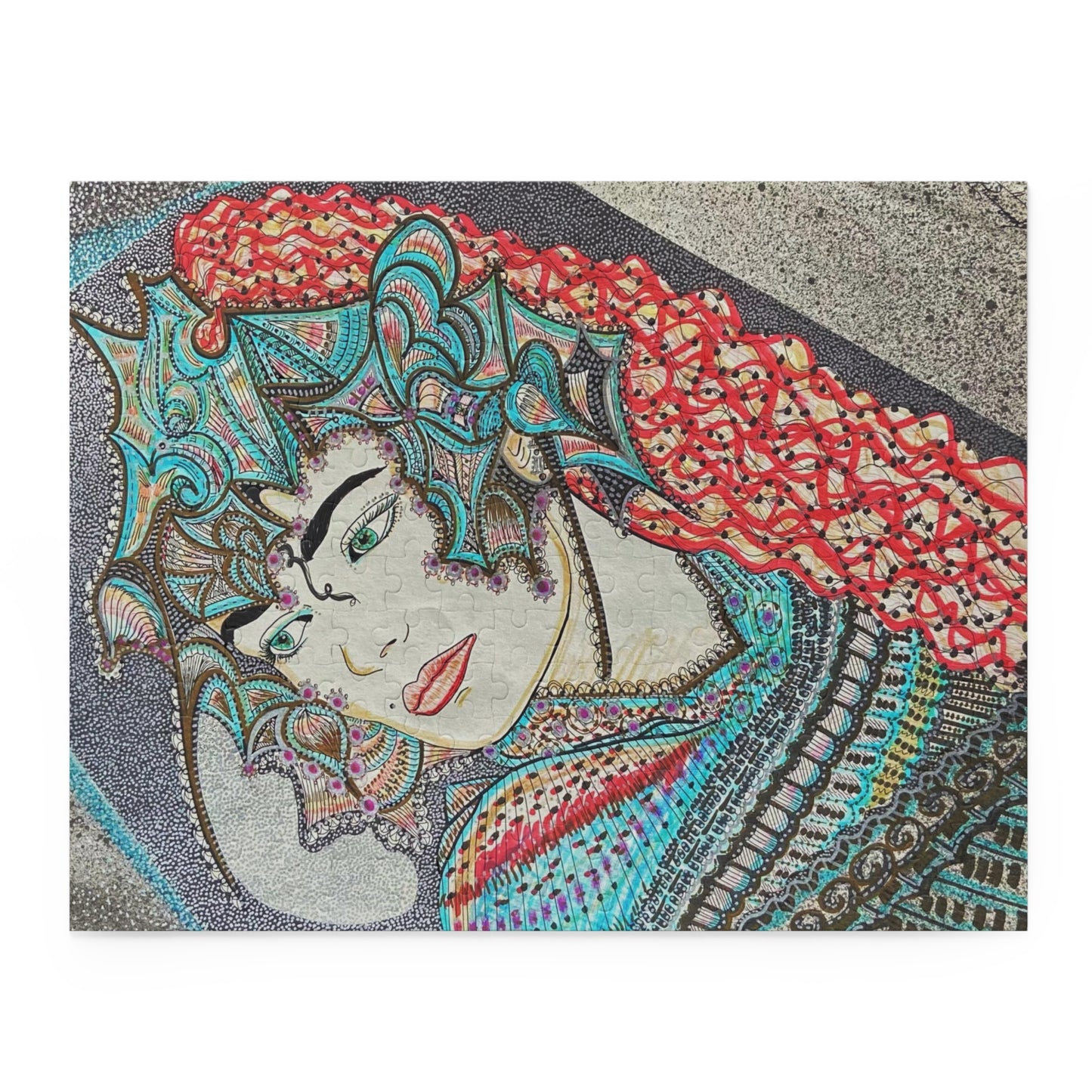 Abstract, Surreal Spiritual Guide, Knight Puzzle (120, 252, 500-Piece)JigSaw Puzzle, Birthday Gift, Gifts For Bridesmaids