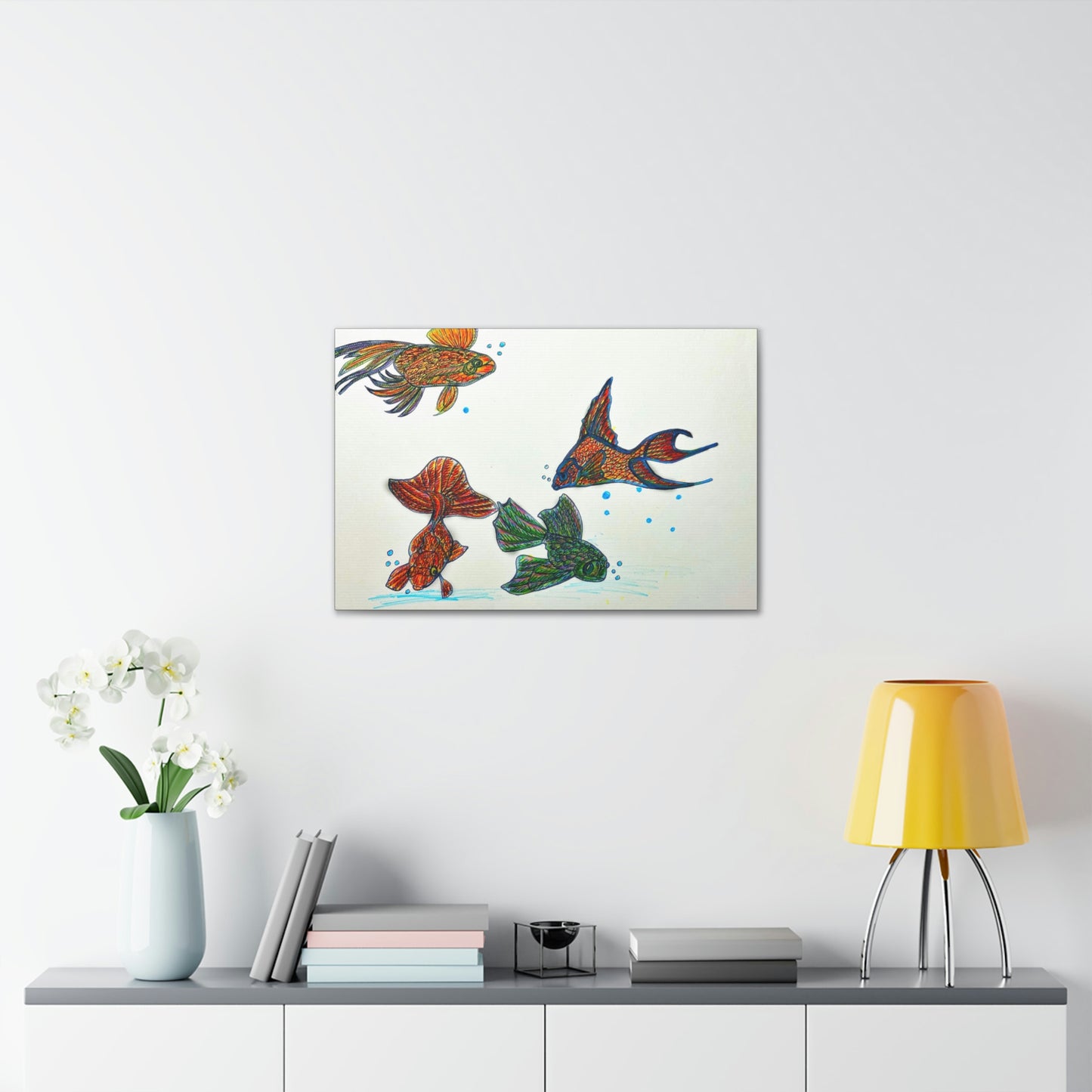 Fish Bowl, Fashion, Abstract, Friendship, Inspiration Wall Art