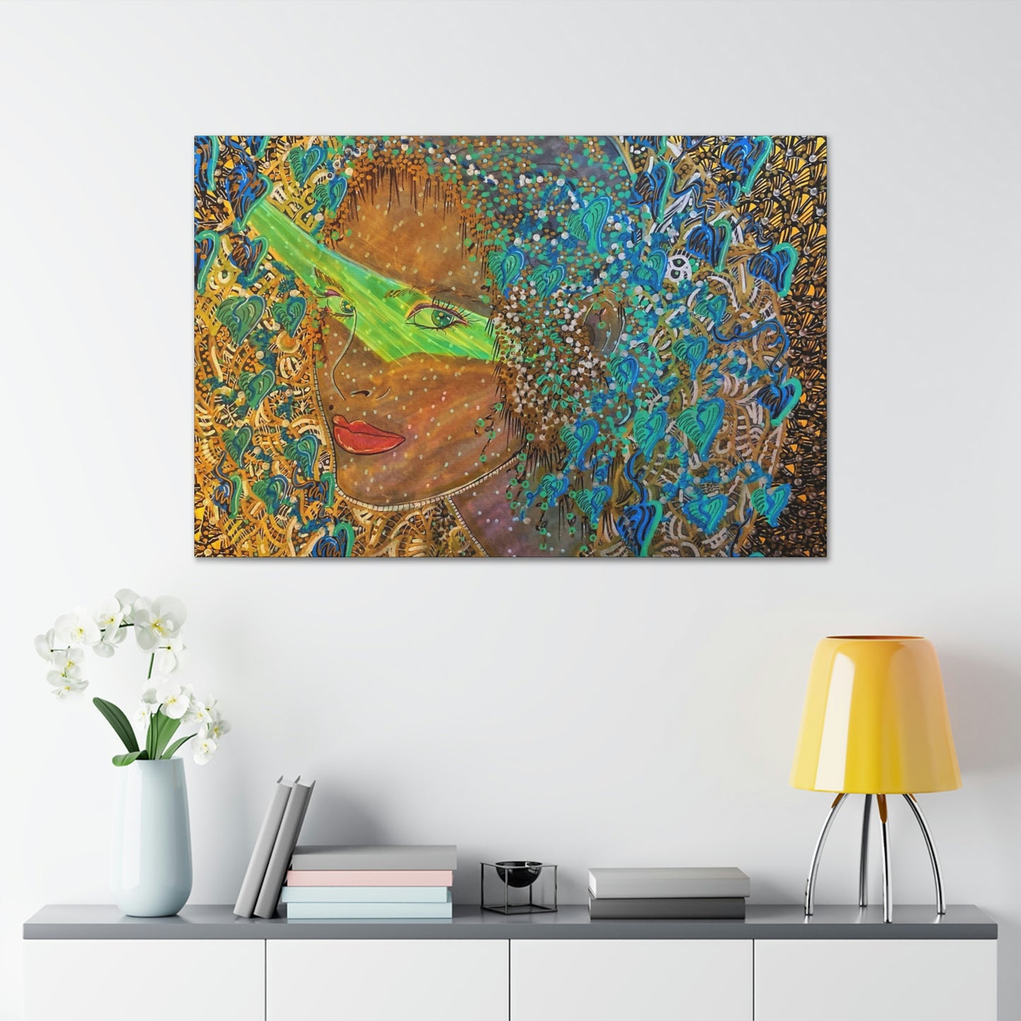 Mystical Woman, Fashion, Abstract, Surreal, Friendship, Inspiration Wall Art