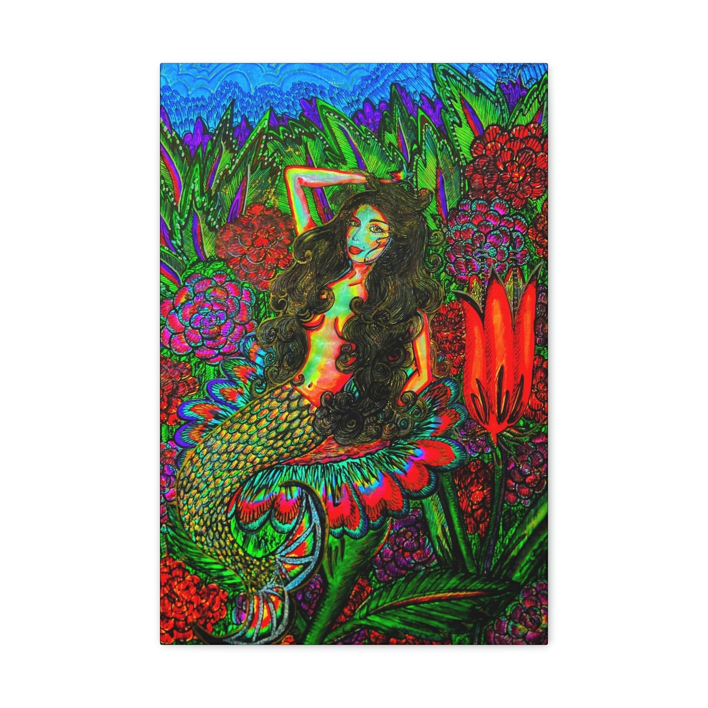 Beautiful Mermaid, Fashion, Abstract, Friendship, Inspiration Wall Art