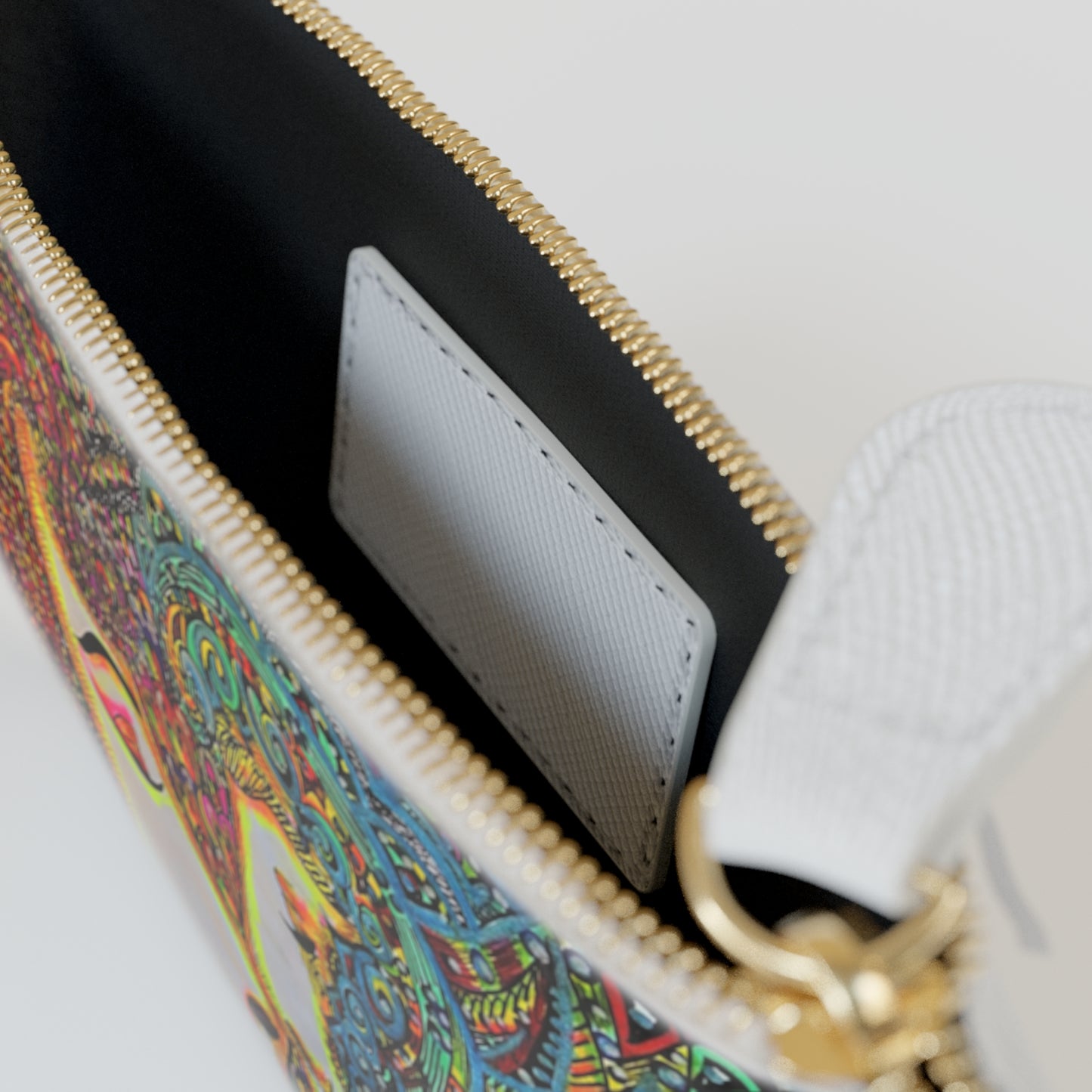 Abstract Surreal Romantic Kiss Mini Clutch Bag, Bridal Clutch Purse, Designer Party Clutch, Modern Evening Clutch, Wristlet Wallet for women, Evening Clutch Purse, gifts for her, gifts for bridesmaids, Bag, Bagging