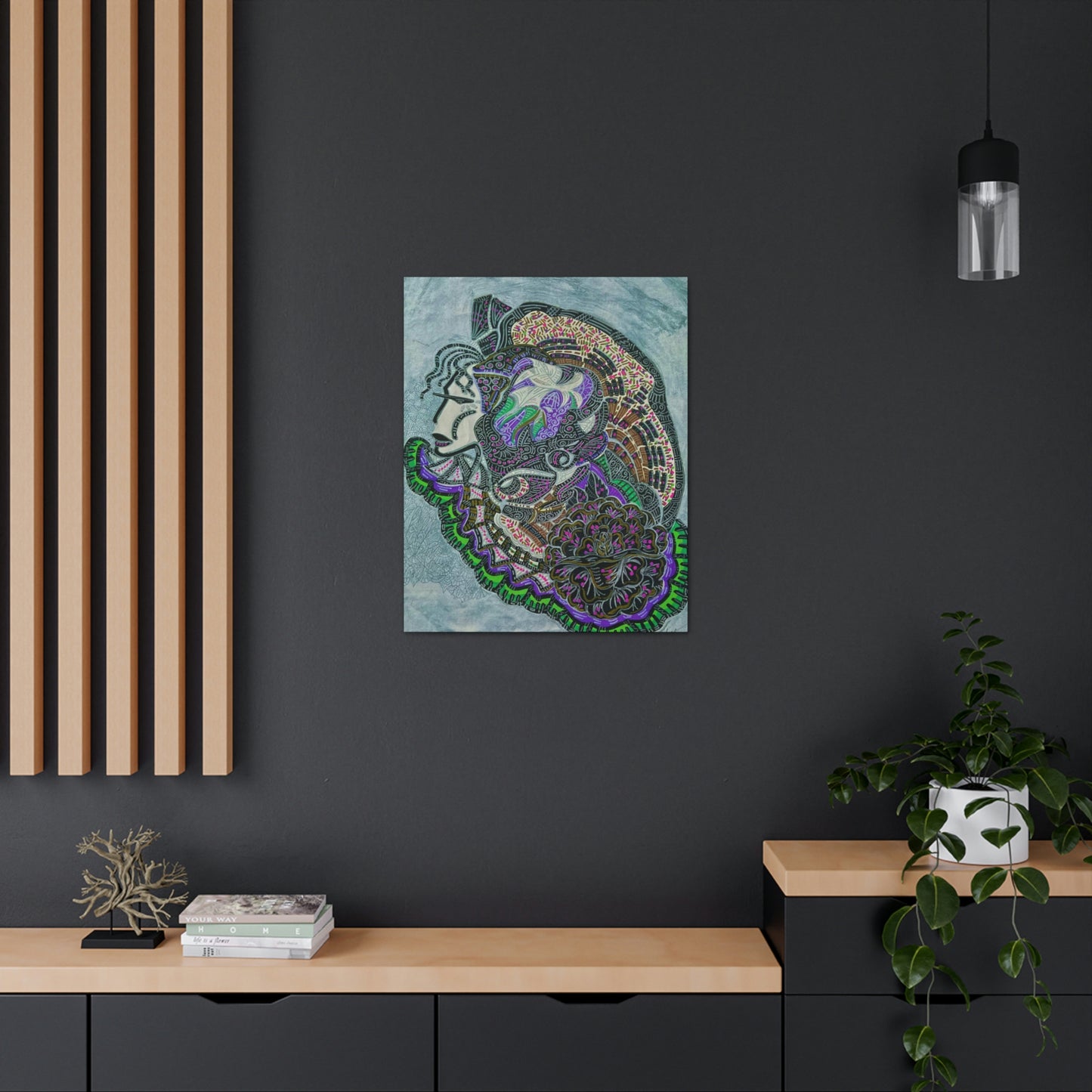 Abstract, Surreal, Funky Woman, Friendship, Inspiration Wall Art
