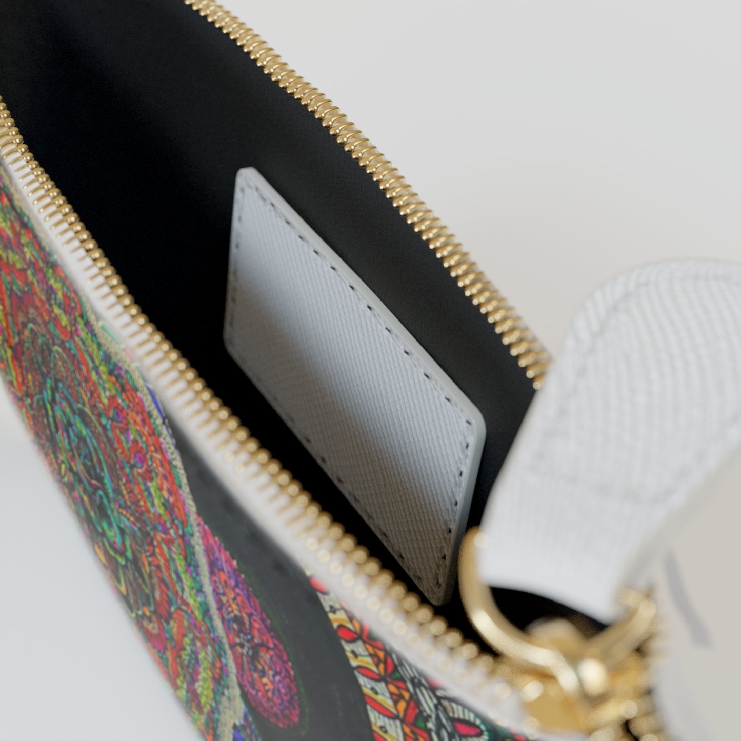 Abstract Surreal Floral Mini Clutch Bag, Bridal Clutch Purse, Designer Party Clutch, Modern Evening Clutch, Wristlet Wallet for women, Evening Clutch Purse, gifts for her, gifts for bridesmaids, Bag, Bagging