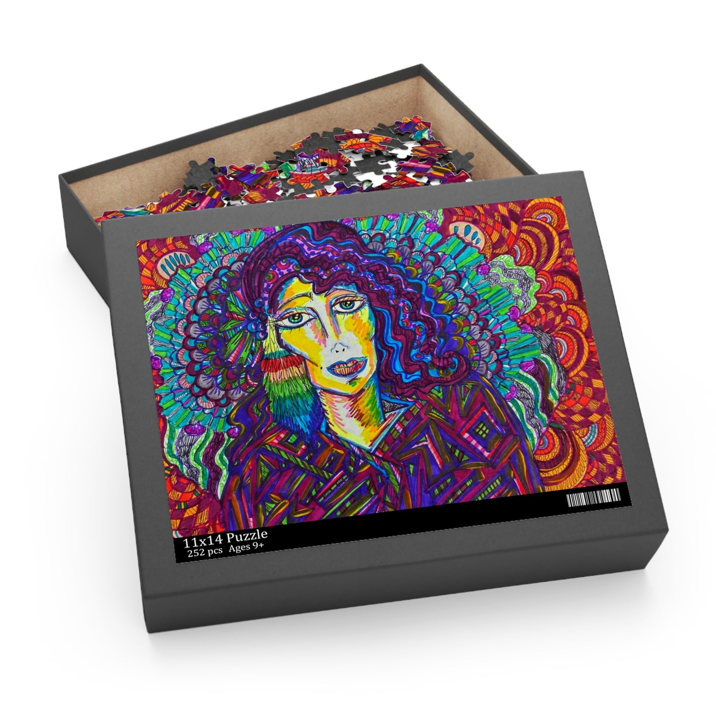 Abstract Surreal Spiritual Guide Puzzle (120, 252, 500-Piece)JigSaw Puzzle, Birthday Gift, Gifts For Bridesmaids