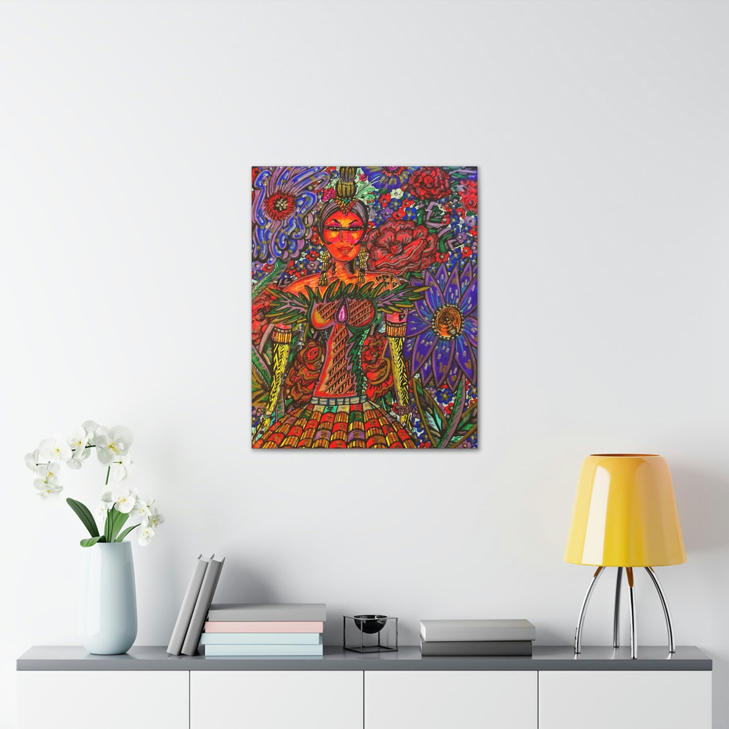 Abstract, Surreal, Funky Woman, Friendship, Inspiration Wall Art