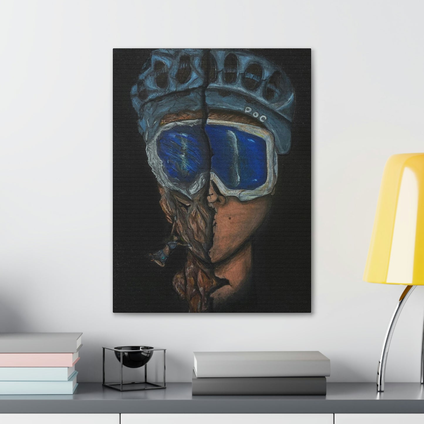Rock Climber/ Mountain Biker, Fashion, Abstract, Surreal, Friendship, Inspiration Wall Art