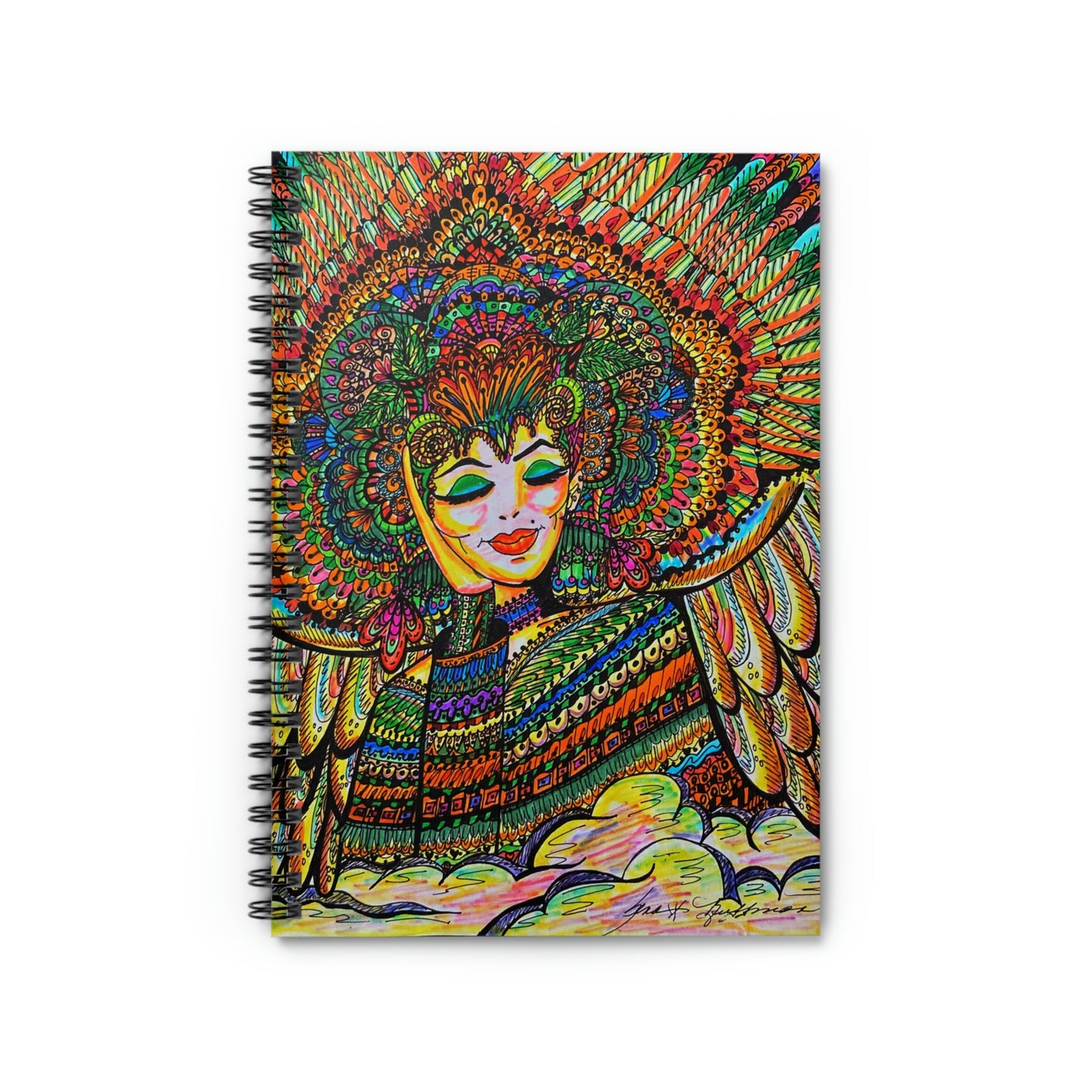 Abstract, Surreal Spirit Spiral Notebook - Ruled Line
