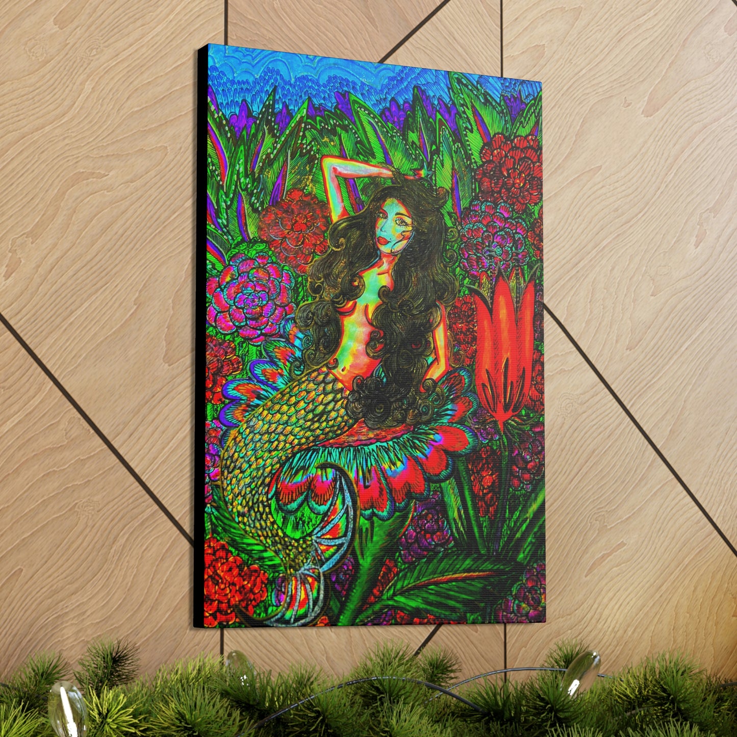 Beautiful Mermaid, Fashion, Abstract, Friendship, Inspiration Wall Art