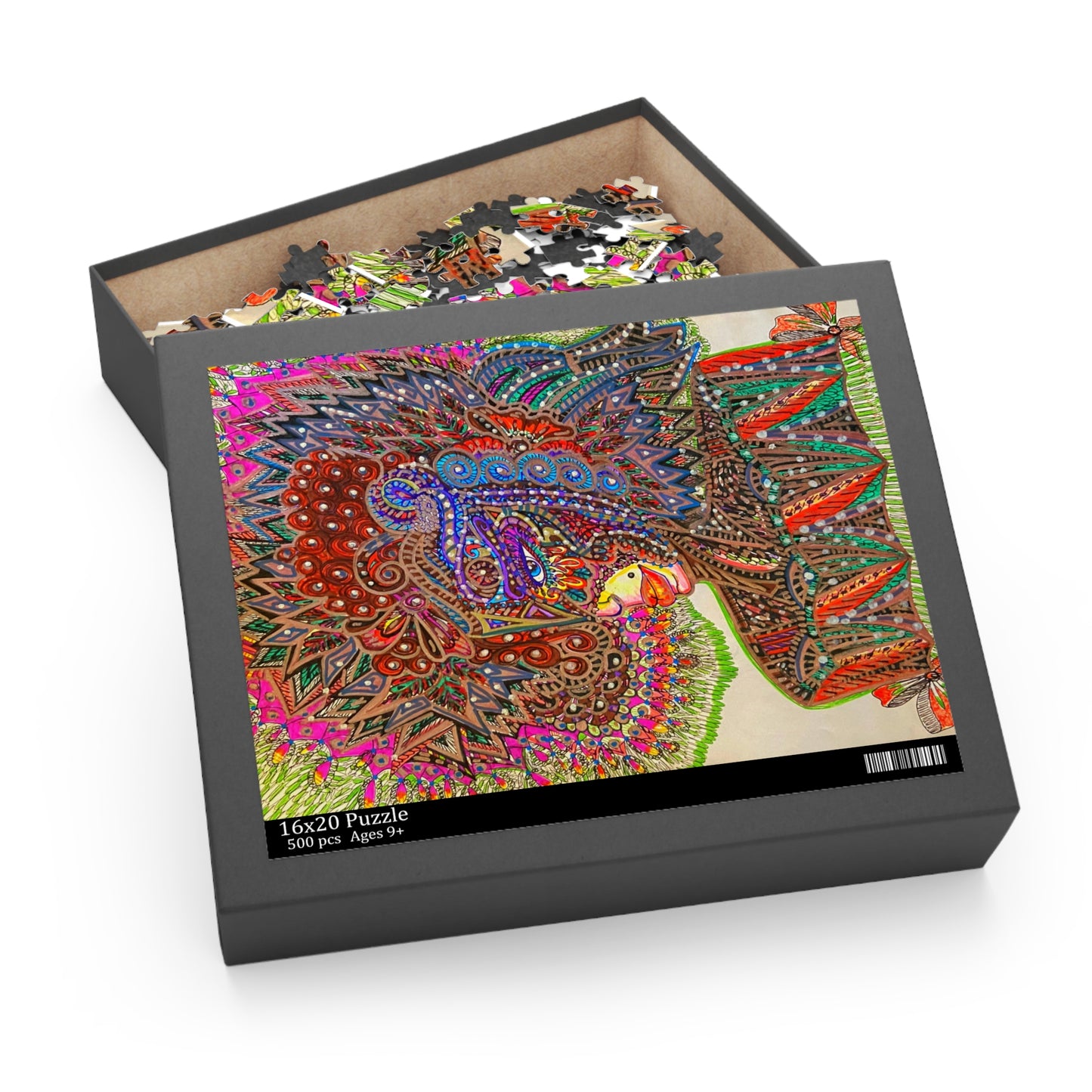 Spiritual Floral Queen Puzzle (120, 252, 500-Piece)JigSaw Puzzle, Birthday Gift, Gifts For Bridesmaids