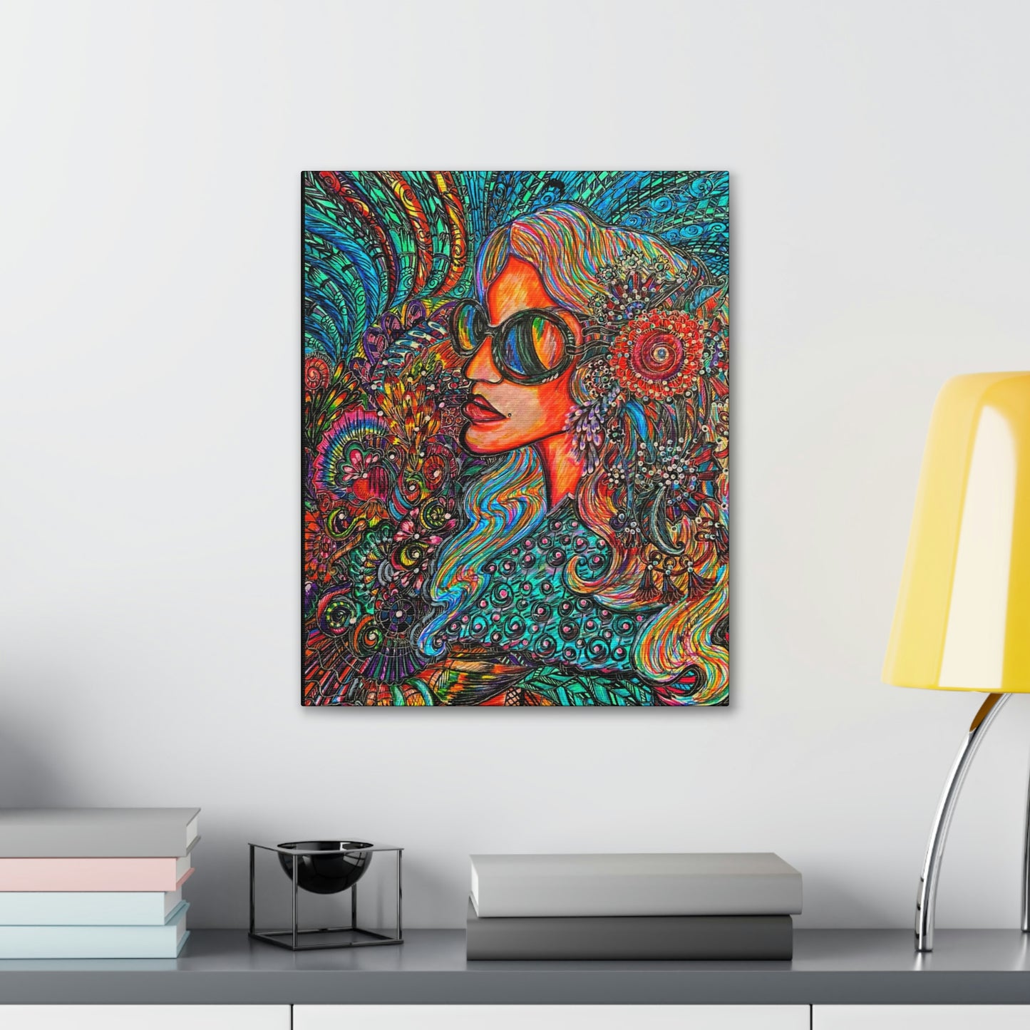 Living in Harmony, Fashion, Abstract, Friendship, Inspiration Wall Art
