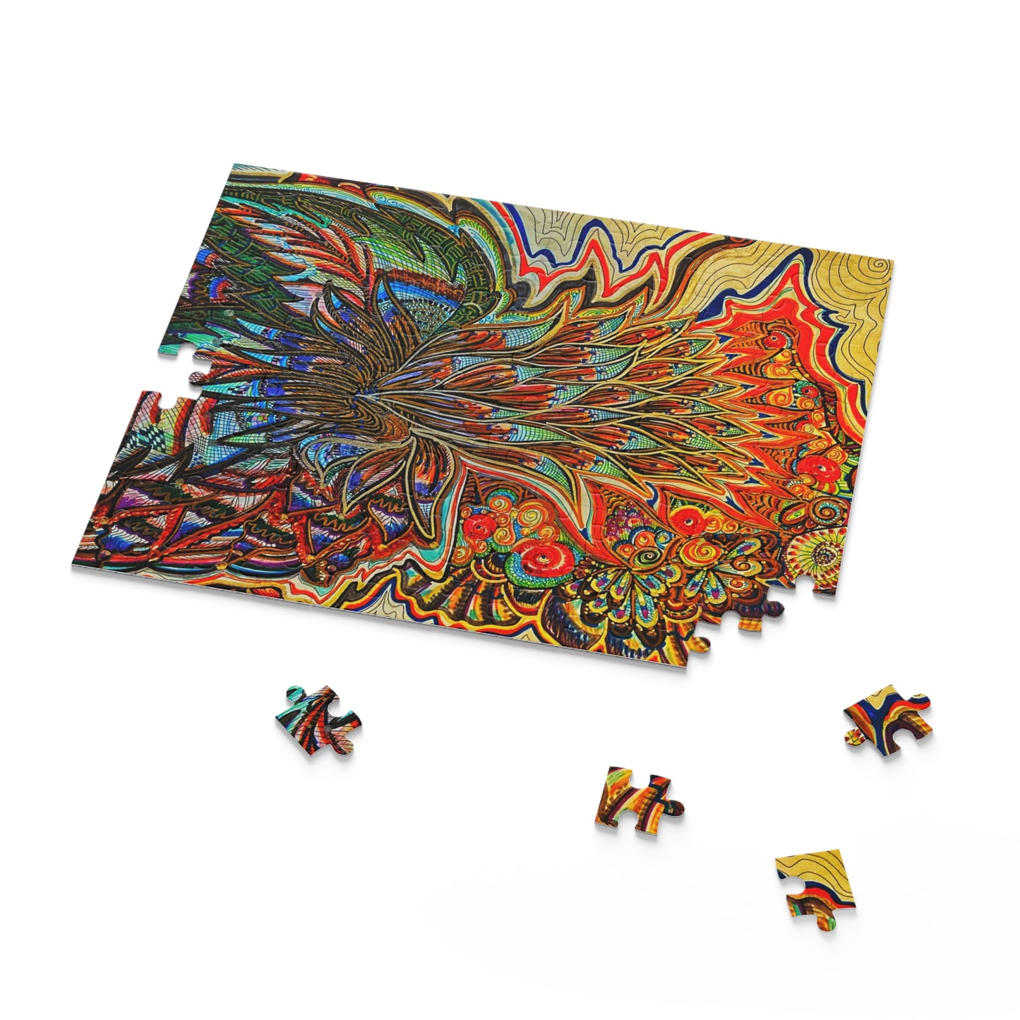 Floral Puzzle (120, 252, 500-Piece)JigSaw Puzzle, Birthday Gift, Gifts For Bridesmaids