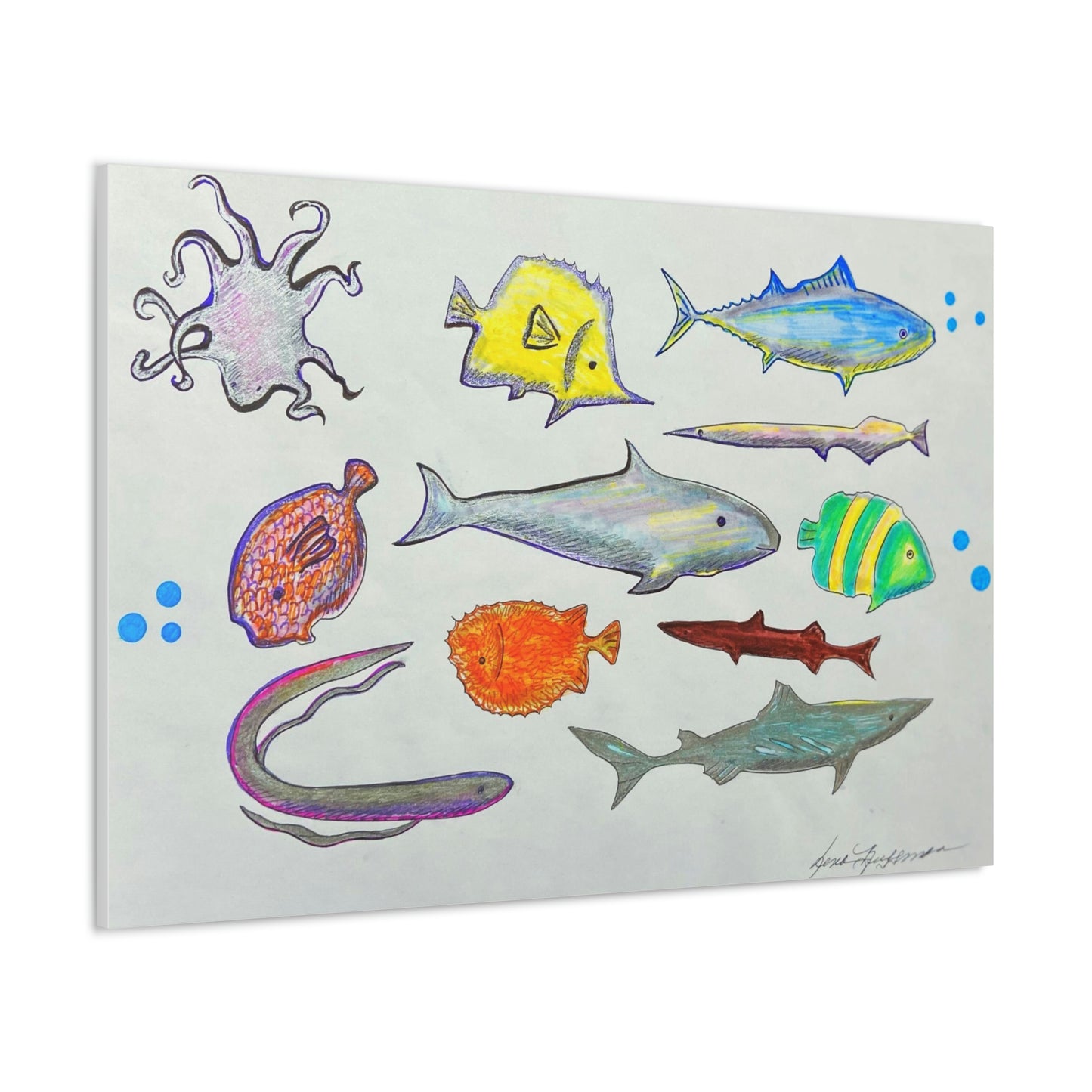Marine Life, Fashion, Abstract, Surreal, Friendship, Inspiration Wall Art