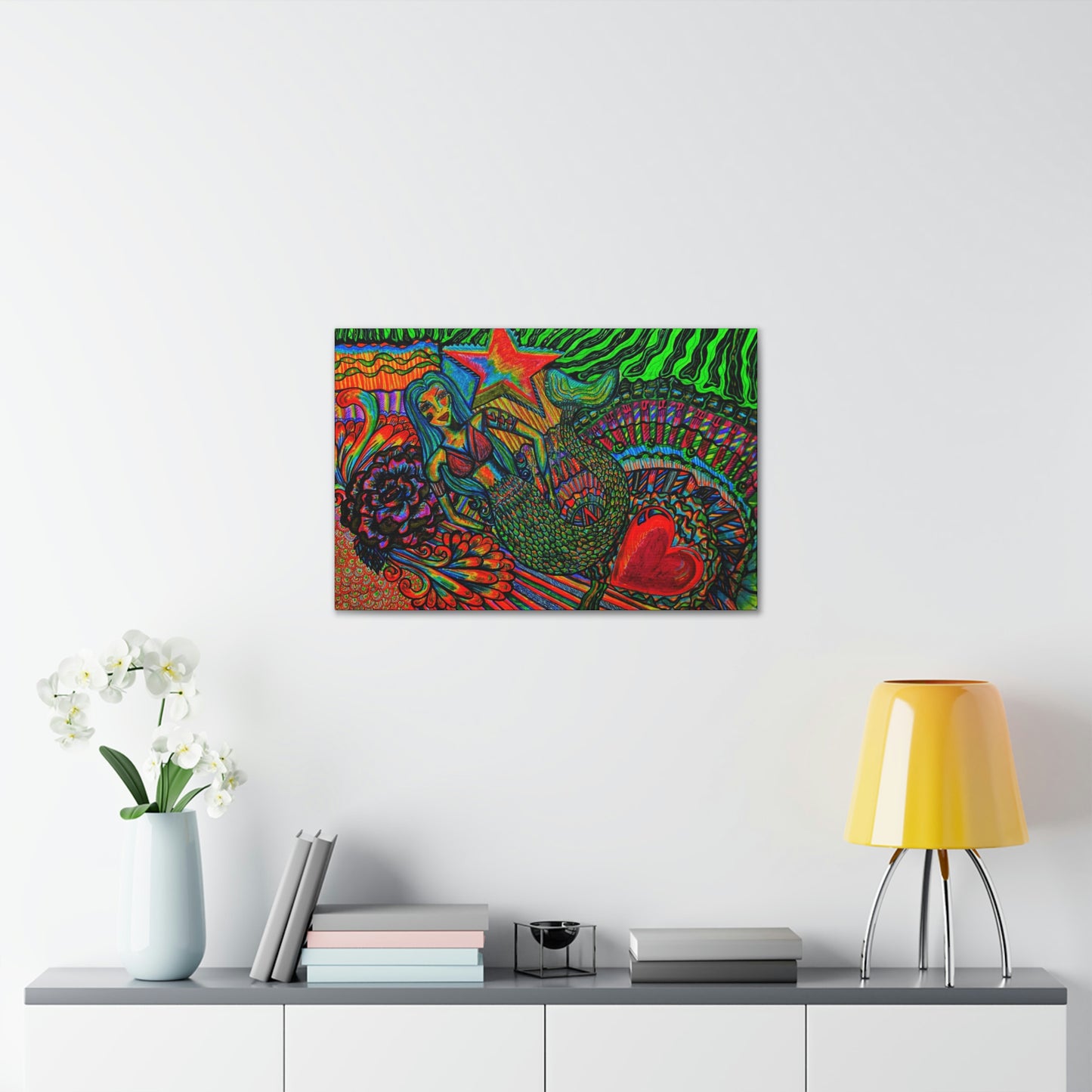 Show Queen Mermaid, Fashion, Abstract, Friendship, Inspiration Wall Art