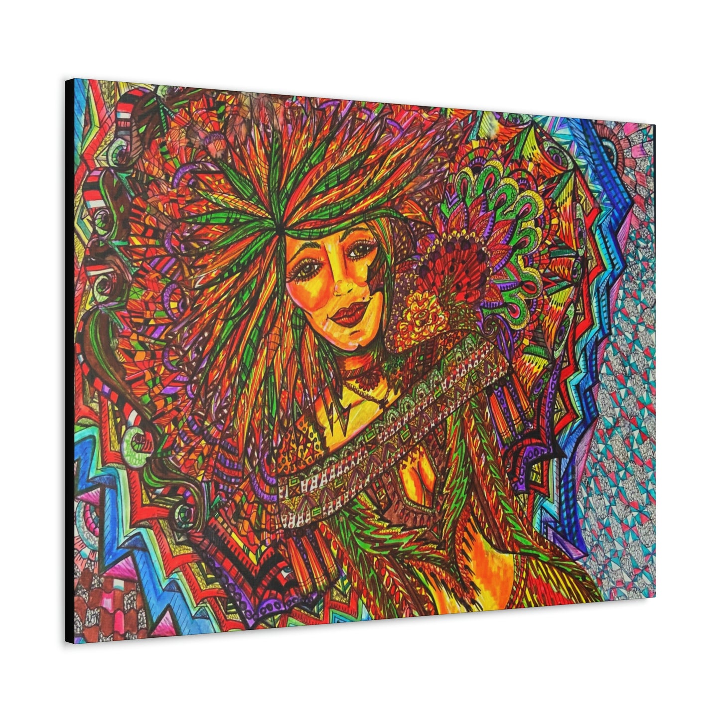 Abstract, Surreal, Funky Woman, Friendship, Inspiration Wall Art