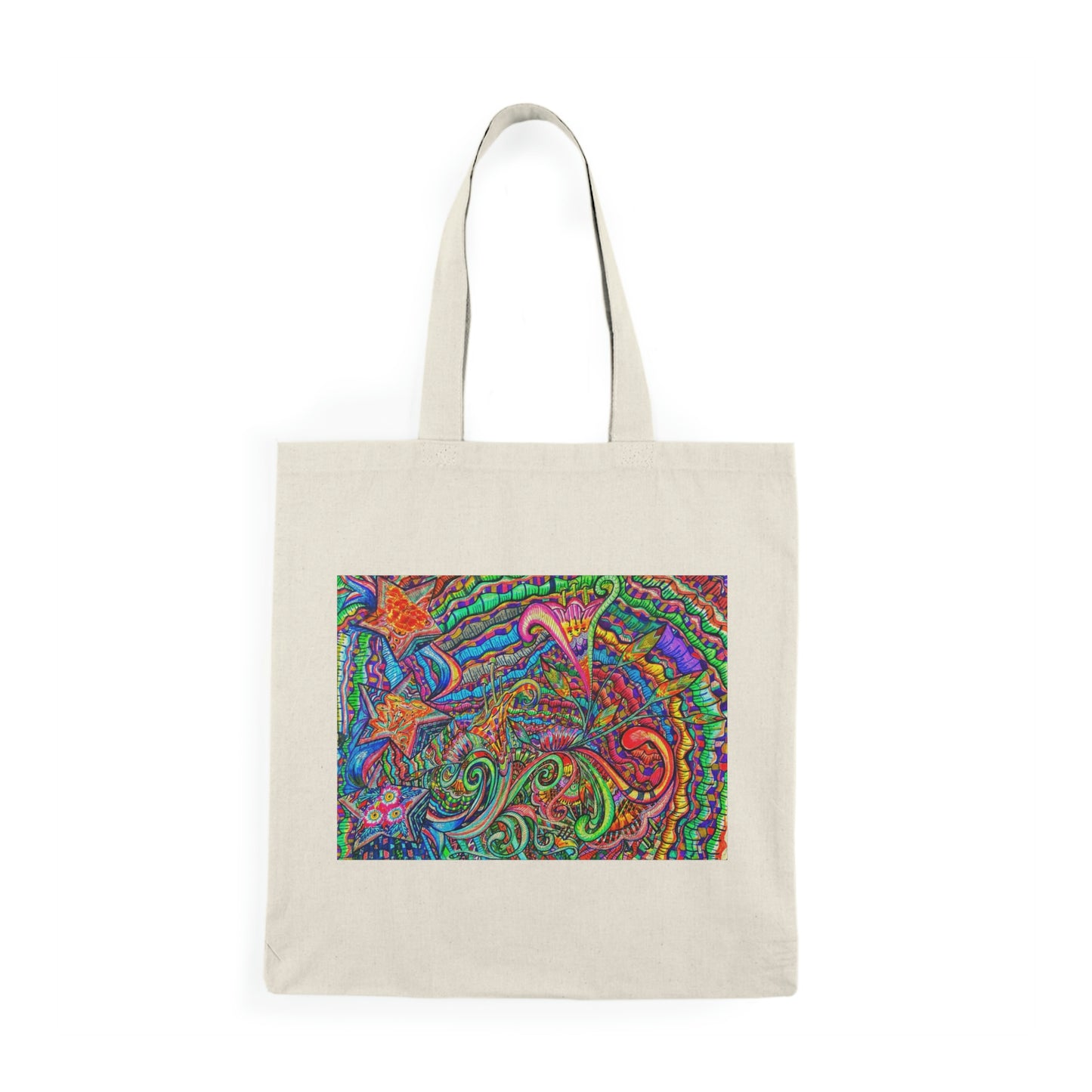 Abstract, Surreal Natural Tote Bag, Aesthetic Canvas Bag Shopping Bag, Birthday Gift Bag, Bridal Gift Tote Bag, Library Bag.