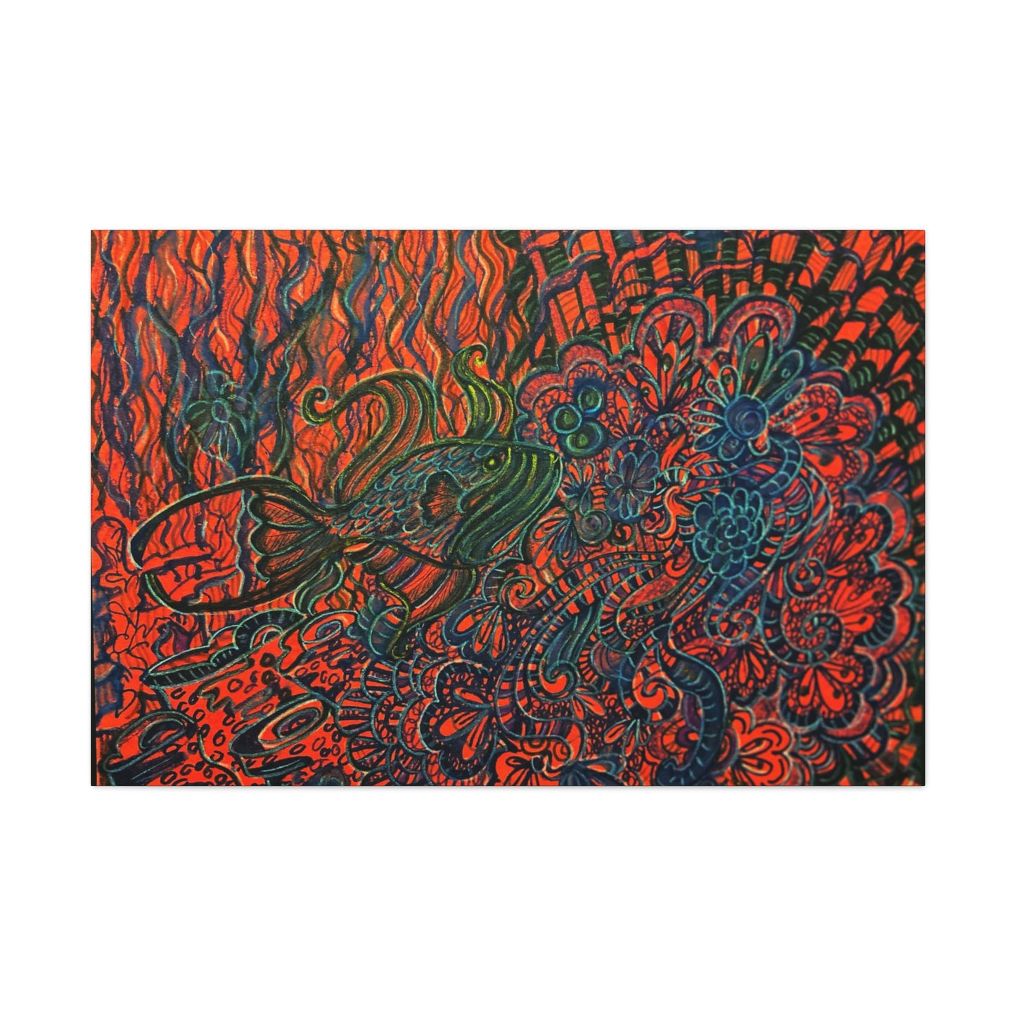 Hidden Trigger Fish, Fashion, Abstract, Friendship, Inspiration Wall Art