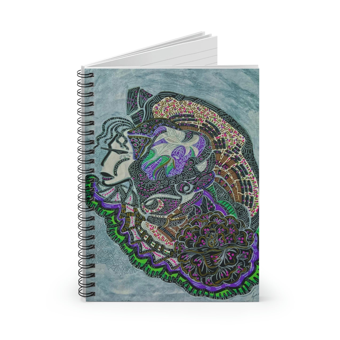 Surreal, Abstract, Spiritual Guide Spiral Notebook - Ruled Line