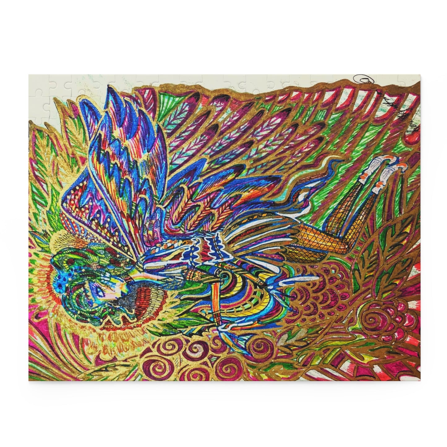 Fairy Puzzle (120, 252, 500-Piece) Abstract Surreal JigSaw Puzzle, Birthday Gift, Gifts For Bridesmaids