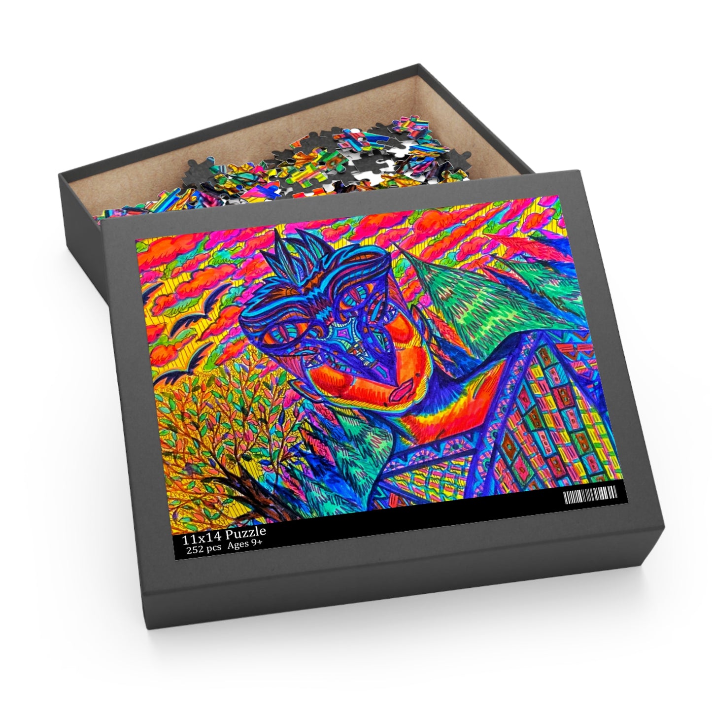 Abstract, Surreal Spirit Walker Puzzle (120, 252, 500-Piece)JigSaw Puzzle, Birthday Gift, Gifts For Bridesmaids