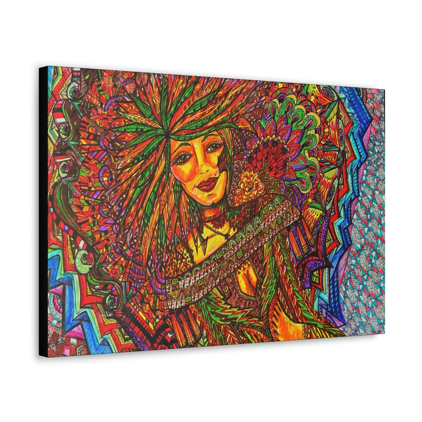 Abstract, Surreal, Funky Woman, Friendship, Inspiration Wall Art